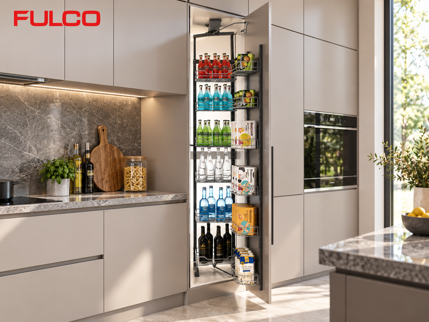 Phụ kiện nội thất cao cấp FULCO tủ kho nhiều tầng
