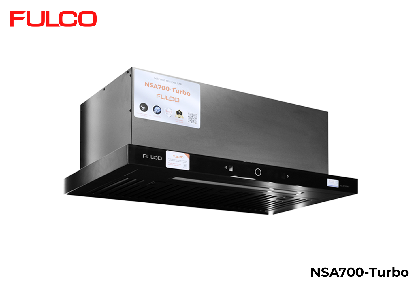 NSA700 TURBO | HÚT MÙI FULCO ÂM TỦ CẢM BIẾN VẪY TAY
