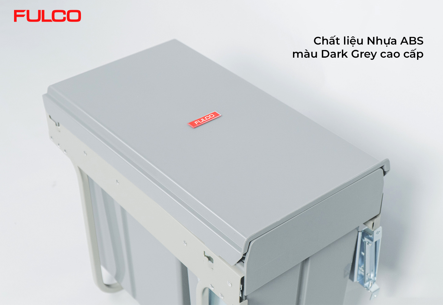 FC48 | THÙNG RÁC ĐÔI GẮN CÁNH CÓ GIẢM CHẤN