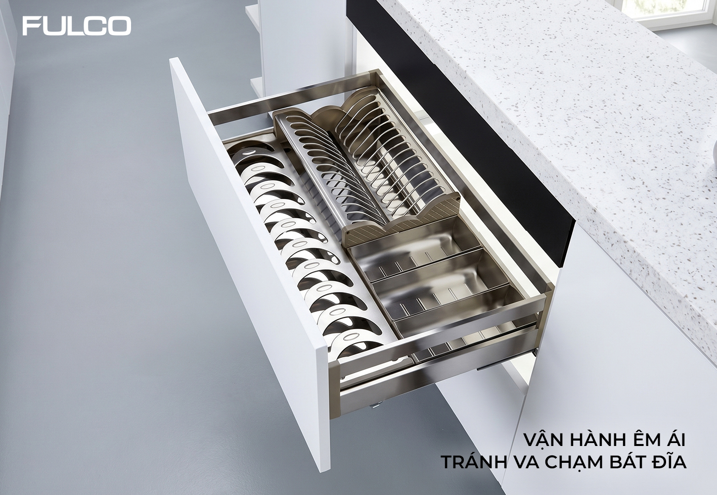FC25-26 | GIÁ BÁT ĐĨA - XOONG NỒI INOX HỘP (600mm)