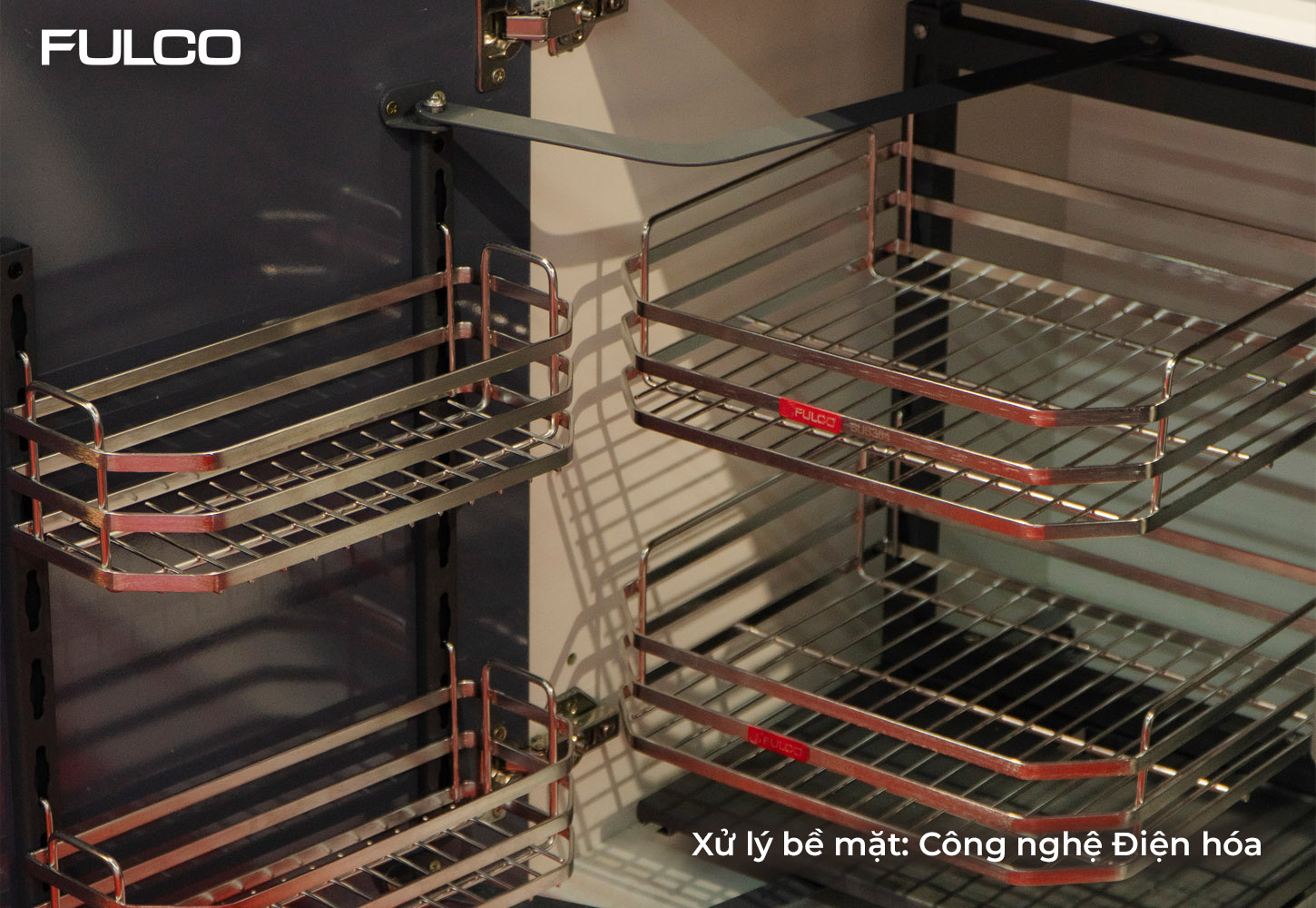 FC0504C | TỦ KHO 2 TẦNG INOX 304 NAN VUÔNG
