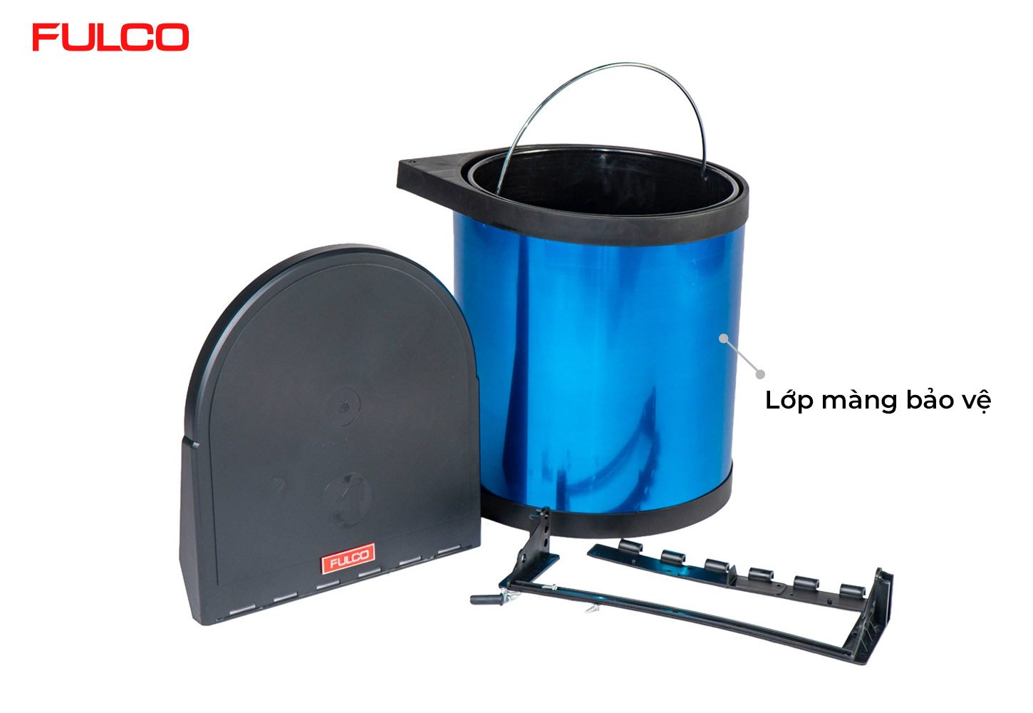 NSR.12T | THÙNG RÁC INOX GẮN CÁNH