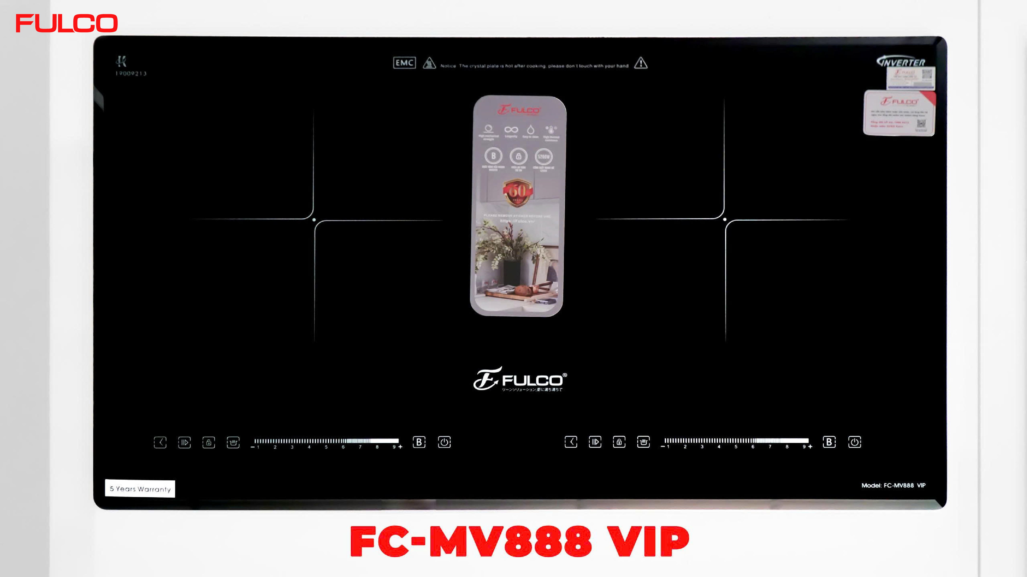 FC-MV888 VIP | Bếp từ 2 vùng nấu