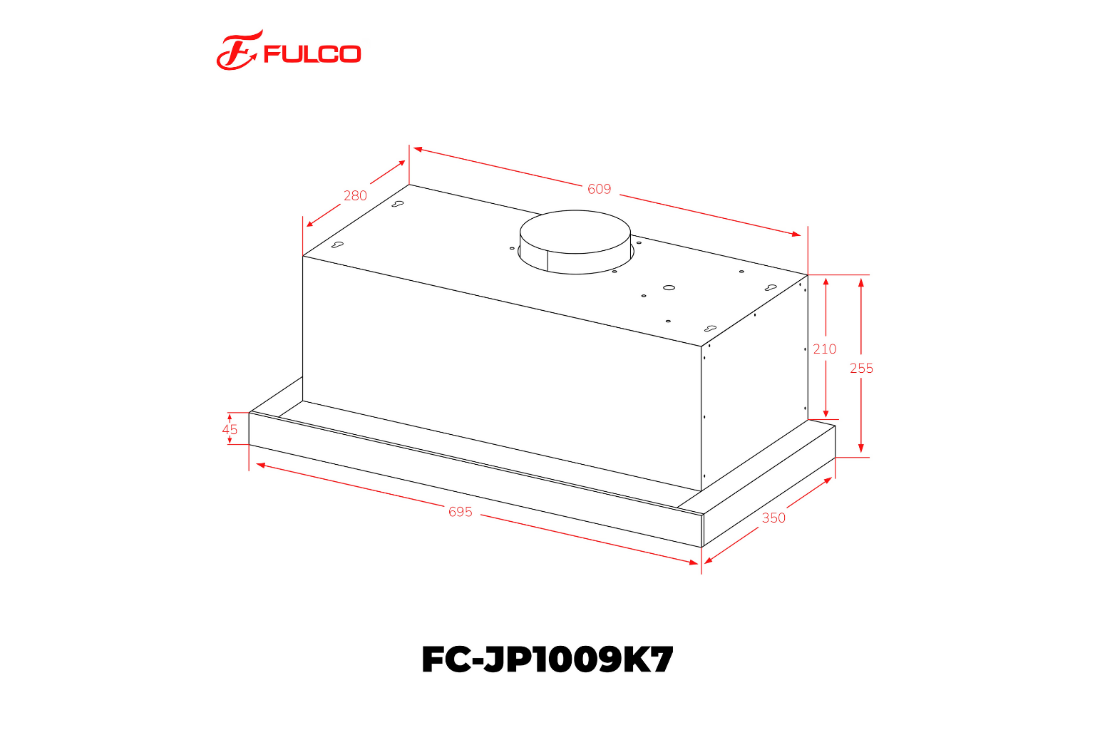 FC-JP1009K7 | MÁY HÚT MÙI FULCO CAO CẤP