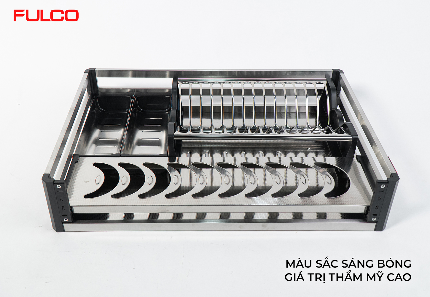 FC25-26 | GIÁ BÁT ĐĨA - XOONG NỒI INOX HỘP (600mm)