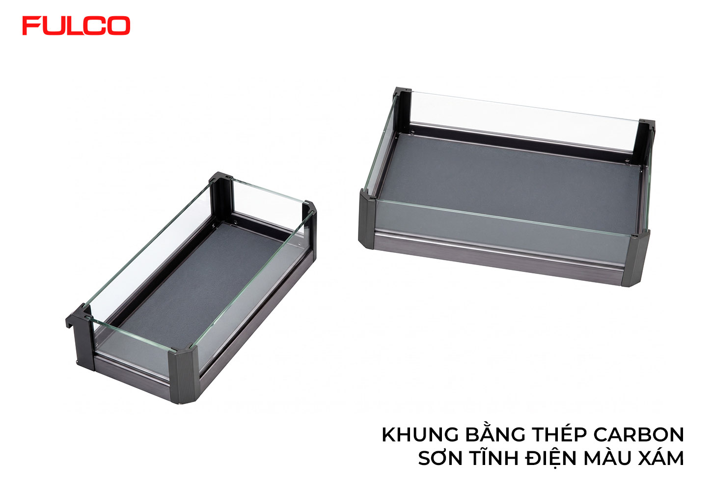 NS440-A | TỦ KHO 2 TẦNG KÍNH CƯỜNG LỰC