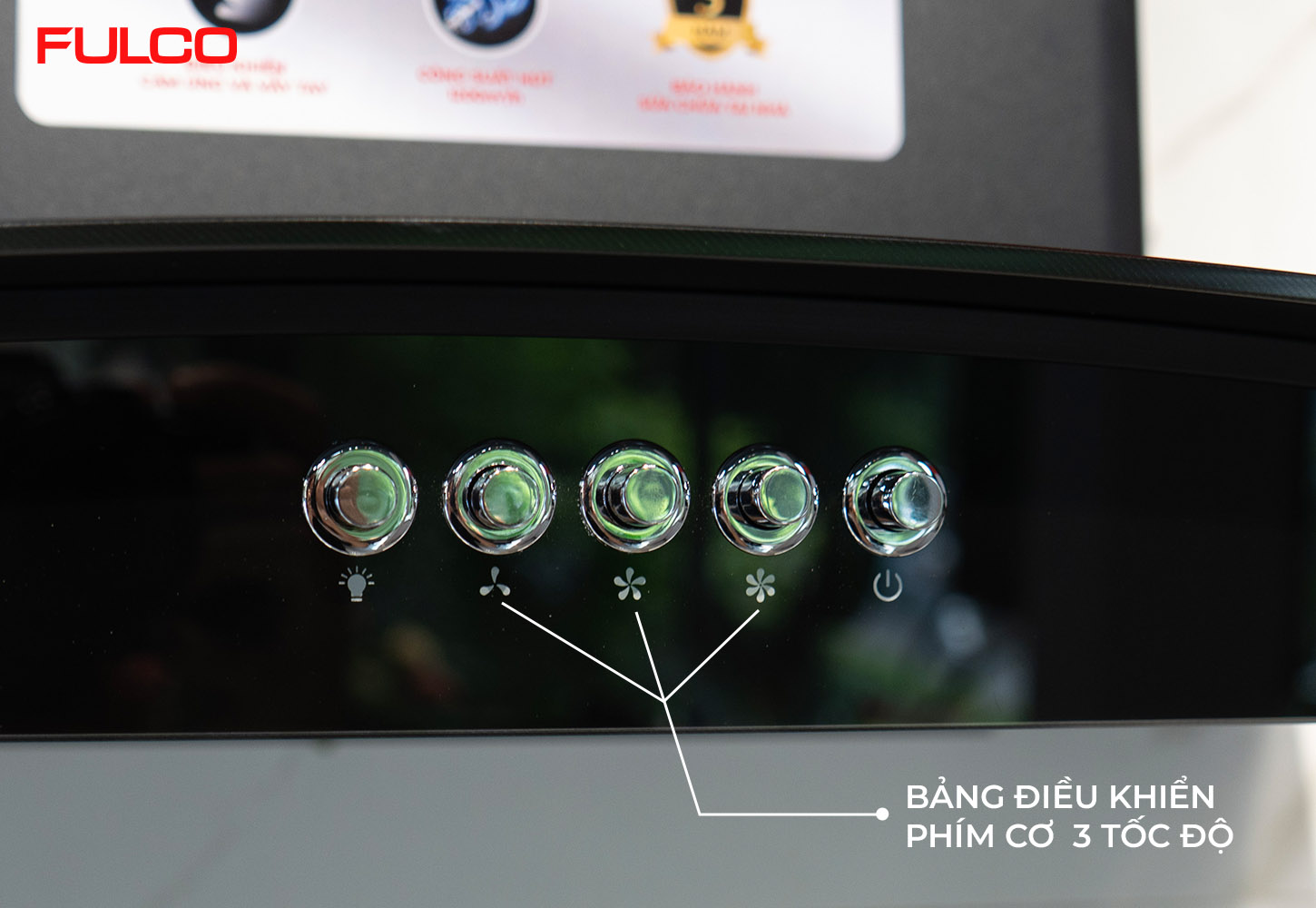 FC - H700SE | HÚT MÙI FULCO KÍNH CONG CAO CẤP