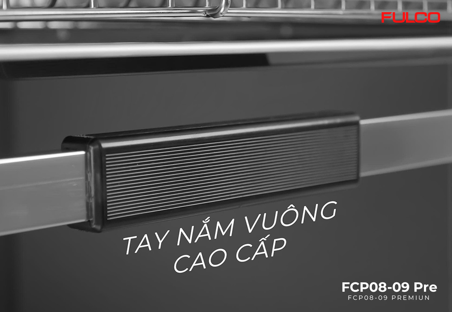 FCP08-09 Pre | GIÁ BÁT ĐĨA TAY NÂNG HẠ FULL INOX 304 CÓ ĐIỀU CHỈNH LỰC