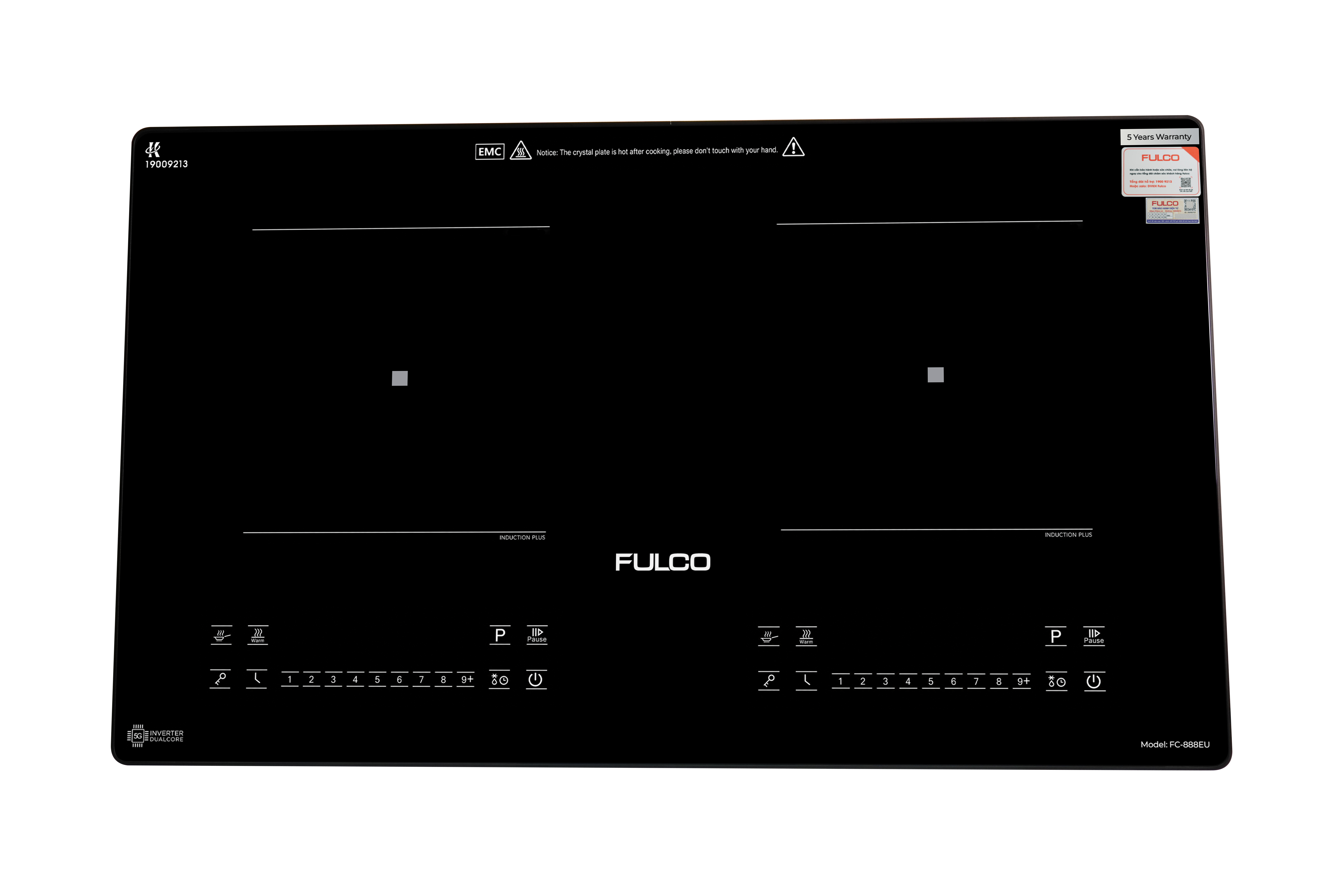 FC-888EU | BẾP TỪ ĐÔI FULCO CAO CẤP