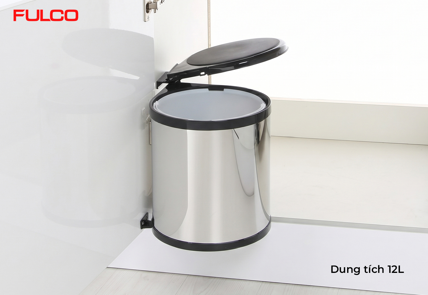 FC40 | THÙNG RÁC INOX GẮN CÁNH