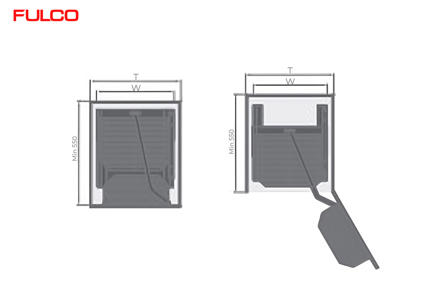 NS440-A | TỦ KHO 2 TẦNG KÍNH CƯỜNG LỰC