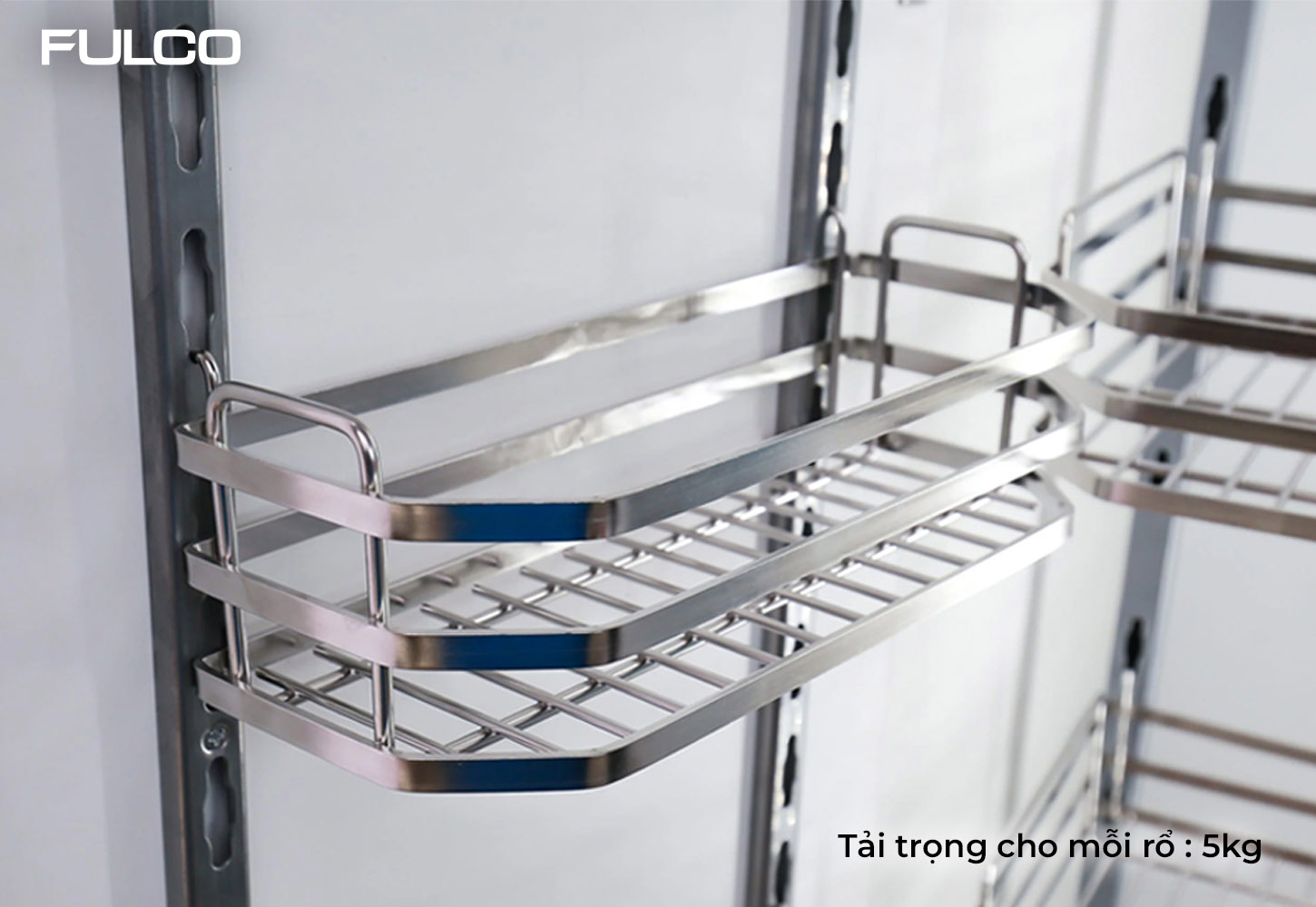 FC0504C | TỦ KHO 2 TẦNG INOX 304 NAN VUÔNG