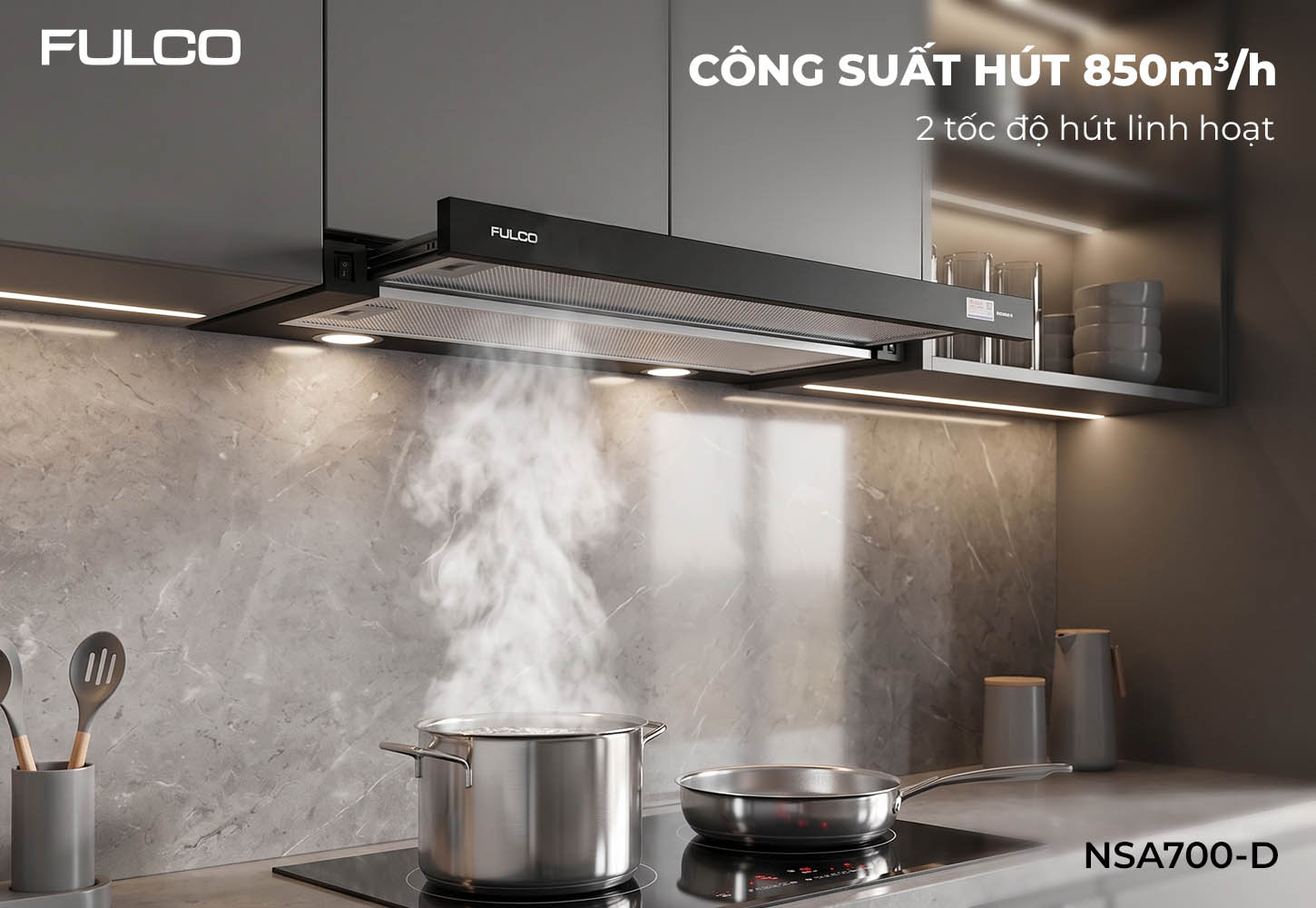 NSA700-D | HÚT MÙI FULCO ÂM TỦ GỌN GÀNG