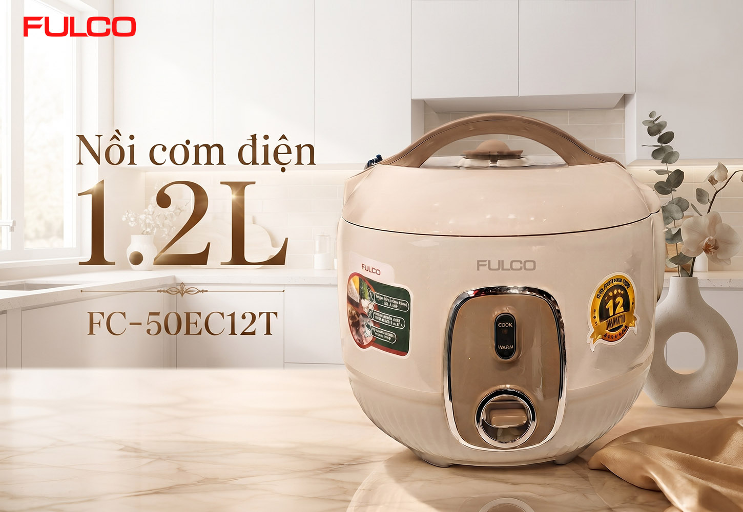FC-50EC12T| Nồi cơm điện 1.2L