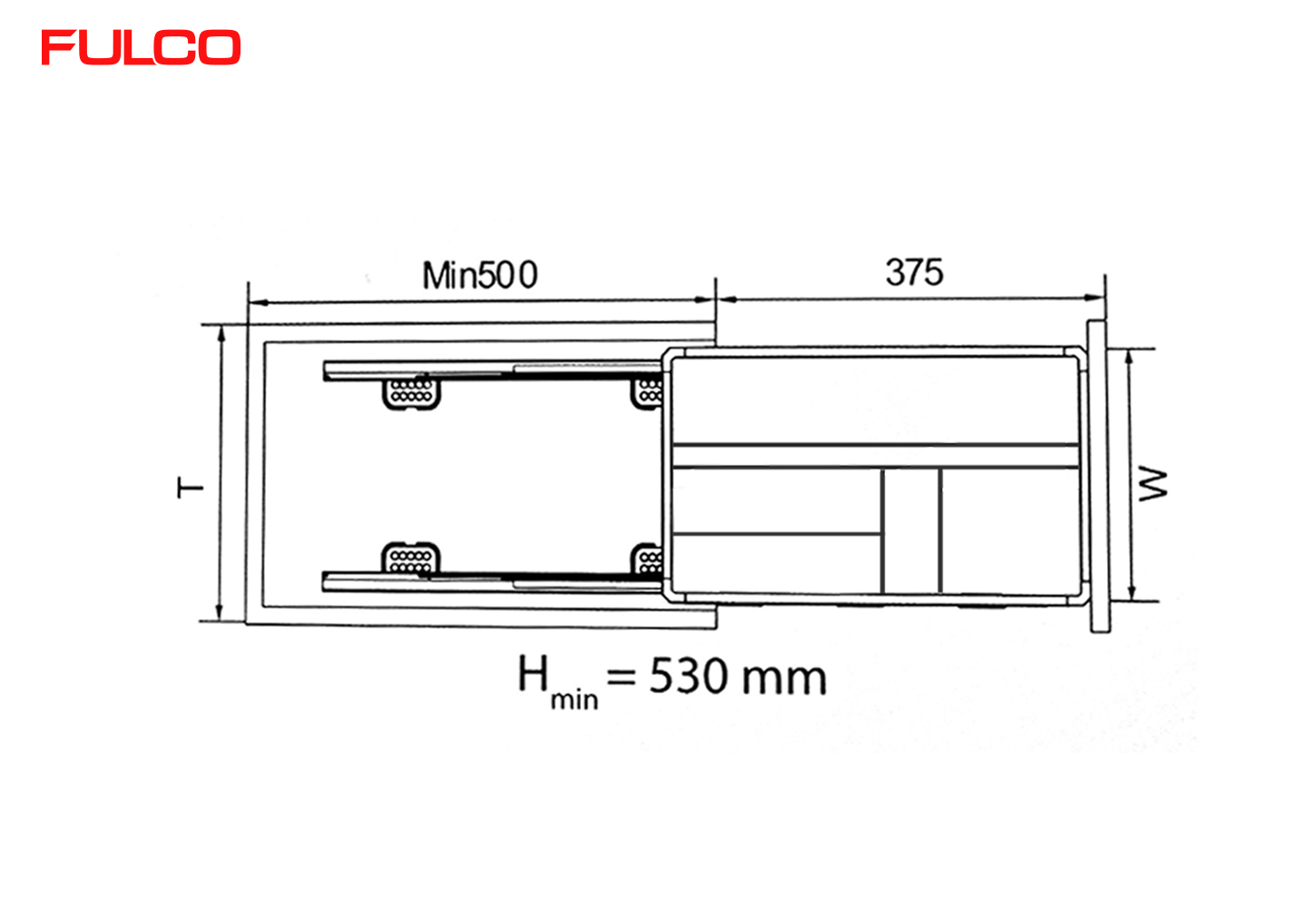 FC17 | GIÁ ĐỰNG CHAI LỌ - DAO THỚT INOX HỘP (300mm)