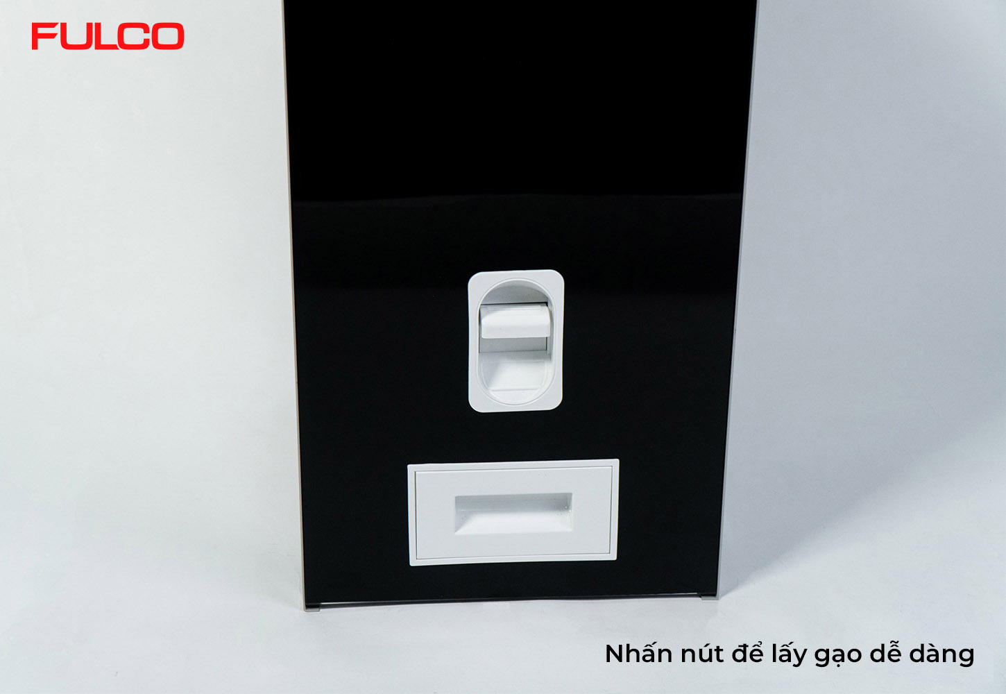 NS104 | THÙNG GẠO MẶT GƯƠNG (Màu Đen)