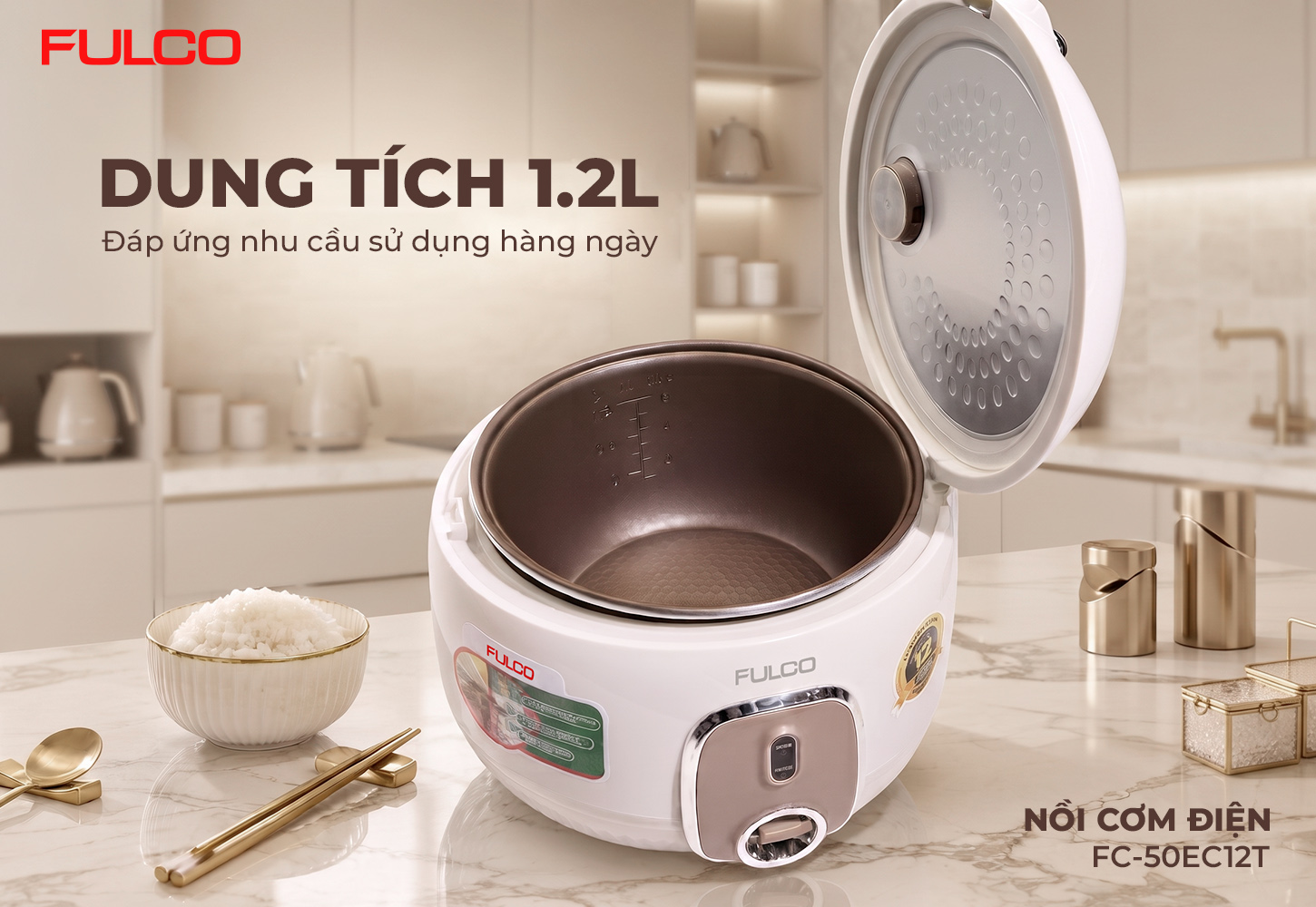 FC-50EC12T| Nồi cơm điện 1.2L