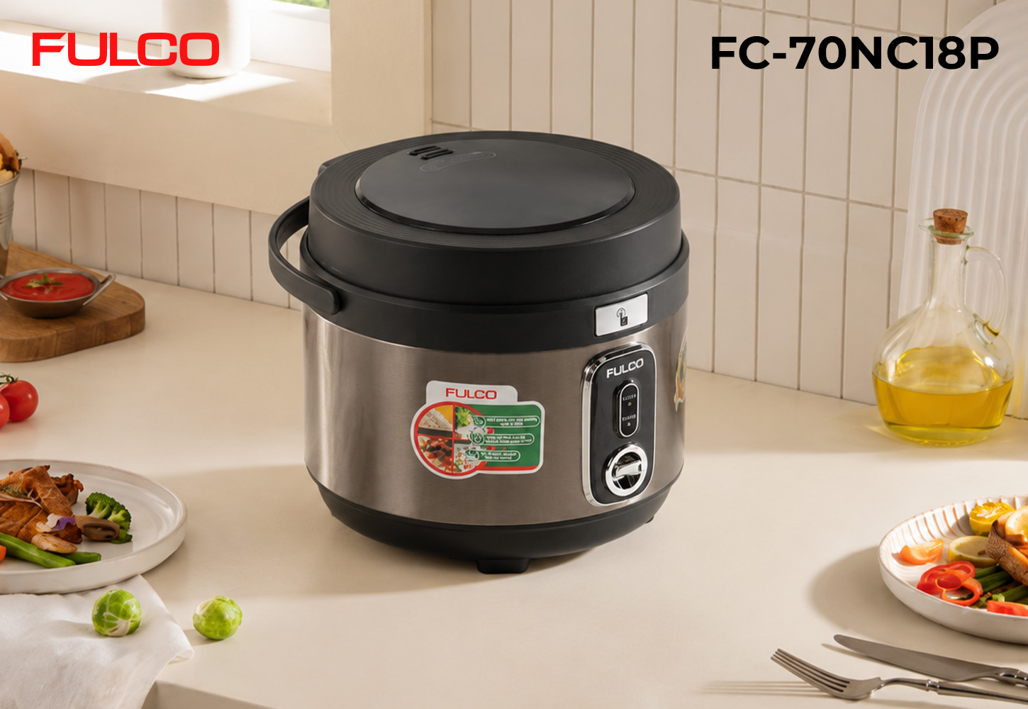FC70NC18P | NỒI CƠM ĐIỆN FULCO CAO CẤP