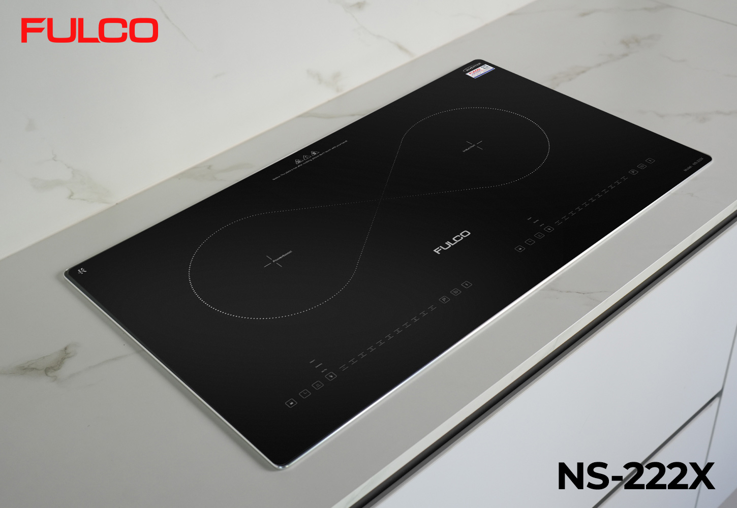 NS-222X | BẾP TỪ HAI VÙNG NẤU FULCO HIỆN ĐẠI