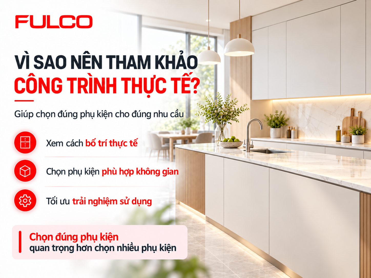  Phụ kiện tủ bếp H&agrave; Nội &ndash; tham khảo c&ocirc;ng tr&igrave;nh thực tế trước khi lựa chọn phụ kiện ph&ugrave; hợp 