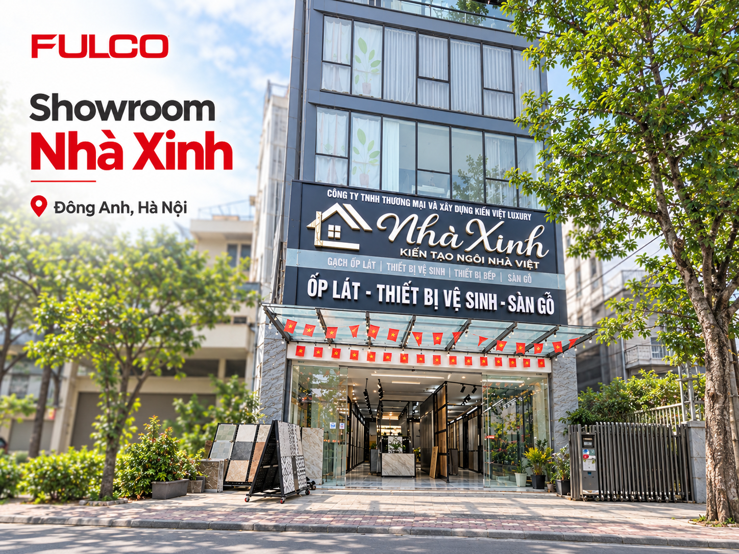 Showroom Nh&agrave; Xinh Đ&ocirc;ng Anh &ndash; địa điểm trưng b&agrave;y phụ kiện tủ bếp H&agrave; Nội 