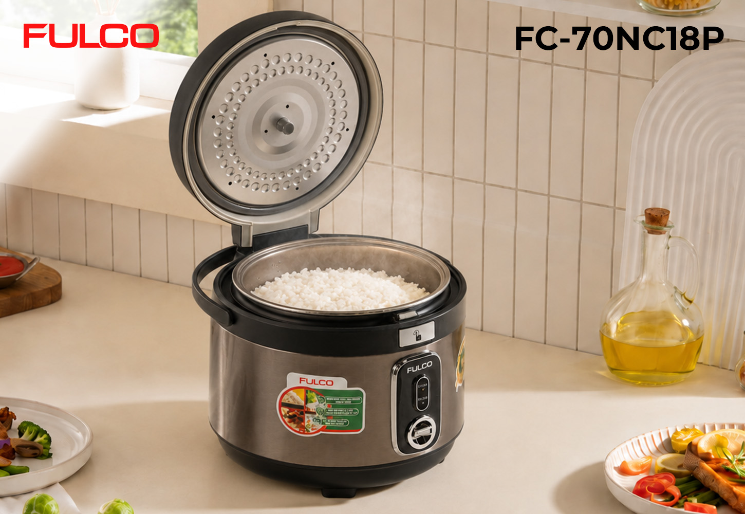 FC70NC18P | NỒI CƠM ĐIỆN FULCO CAO CẤP