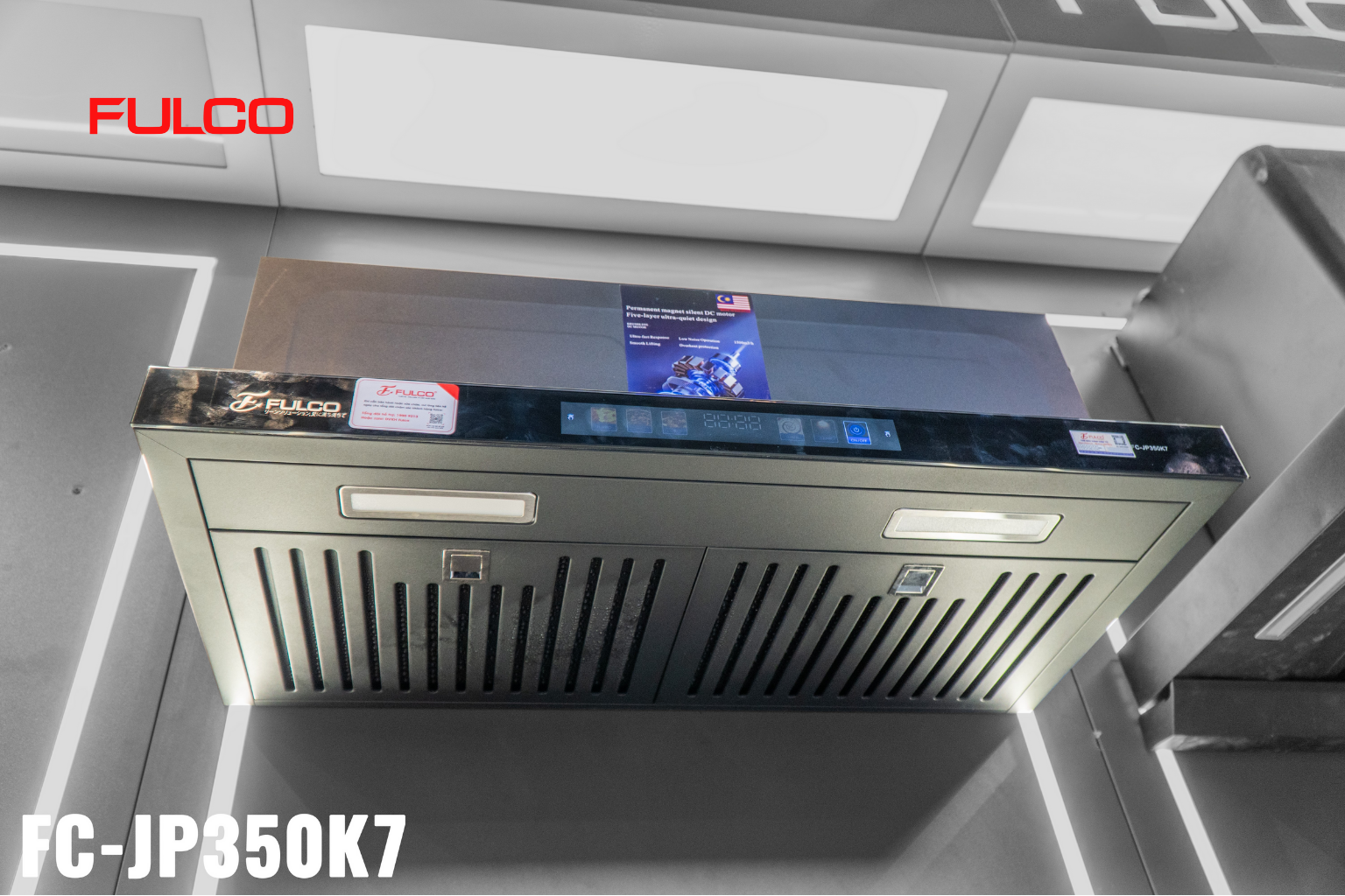 FC-JP350K7 | MÁY HÚT MÙI TURBO ÂM TỦ CAO CẤP