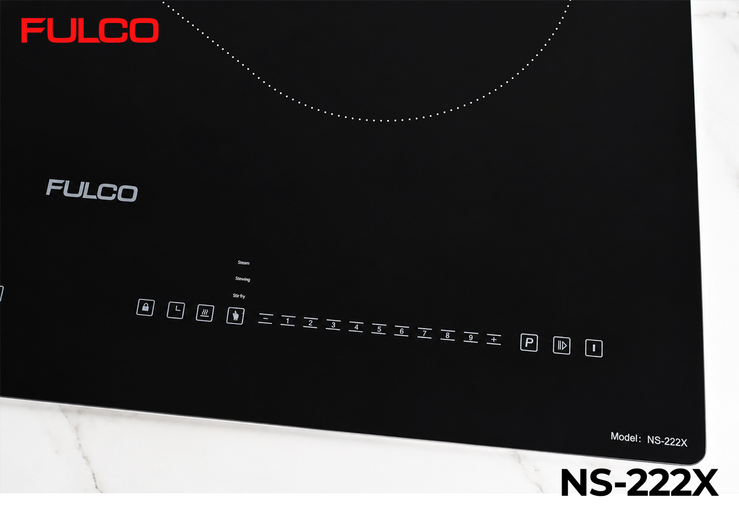 NS-222X | BẾP TỪ HAI VÙNG NẤU FULCO HIỆN ĐẠI