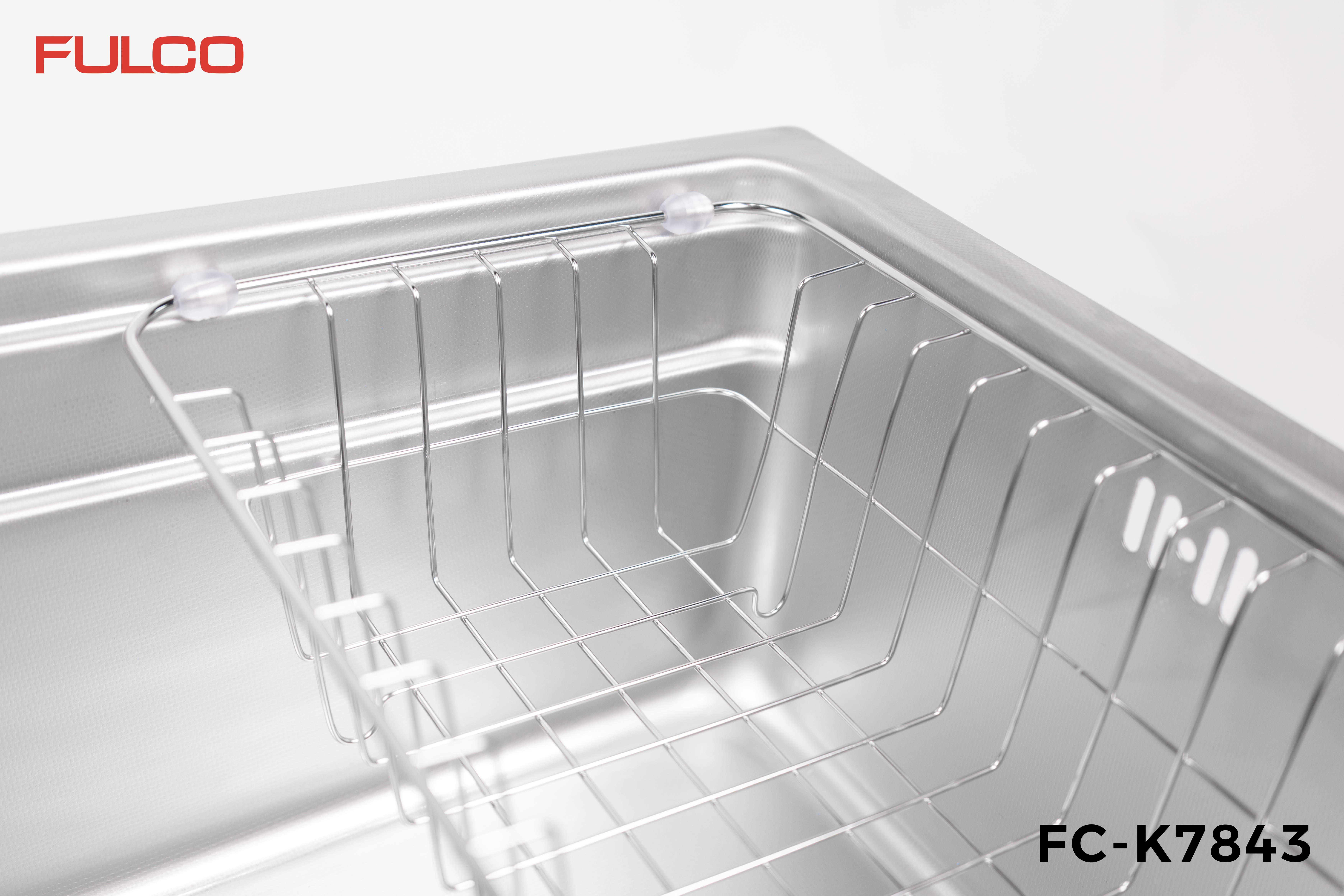 FC-K7843 | Chậu rửa 2 hố cân âm bản SUS304