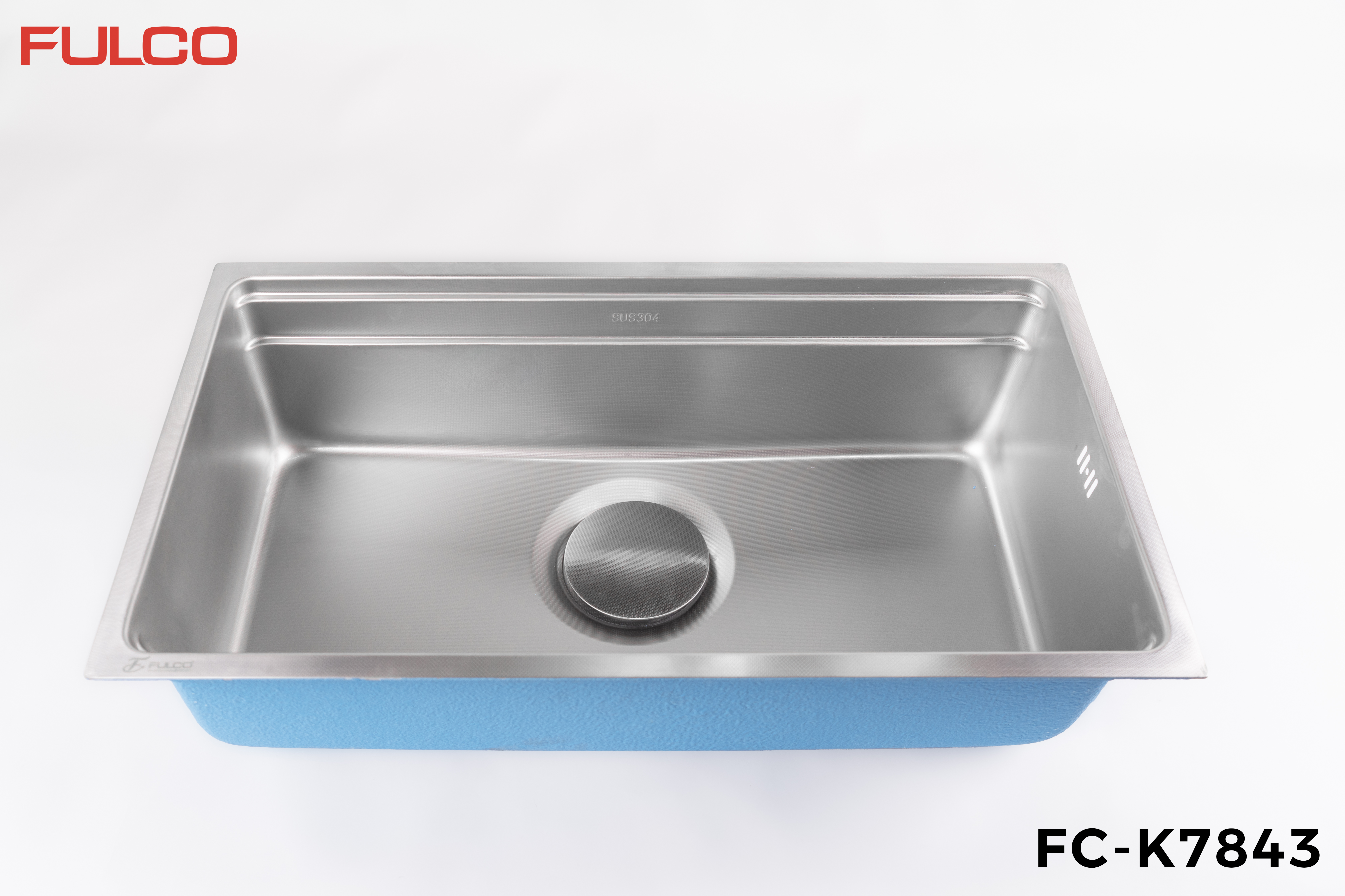 FC-K7843 | Chậu rửa 2 hố cân âm bản SUS304
