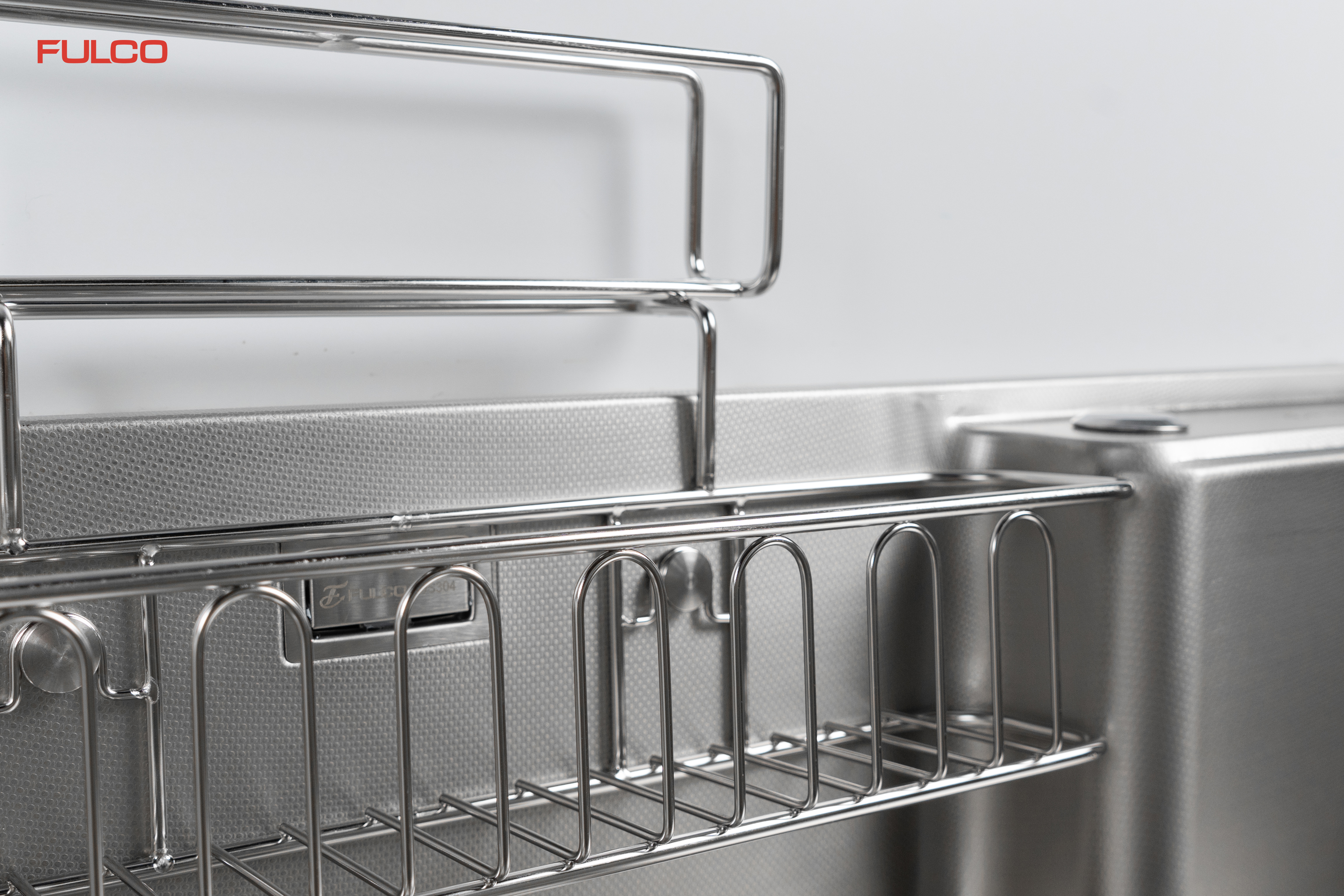 FC-P7545 | Bộ chậu vòi rửa 1 hố SUS304 Fulco