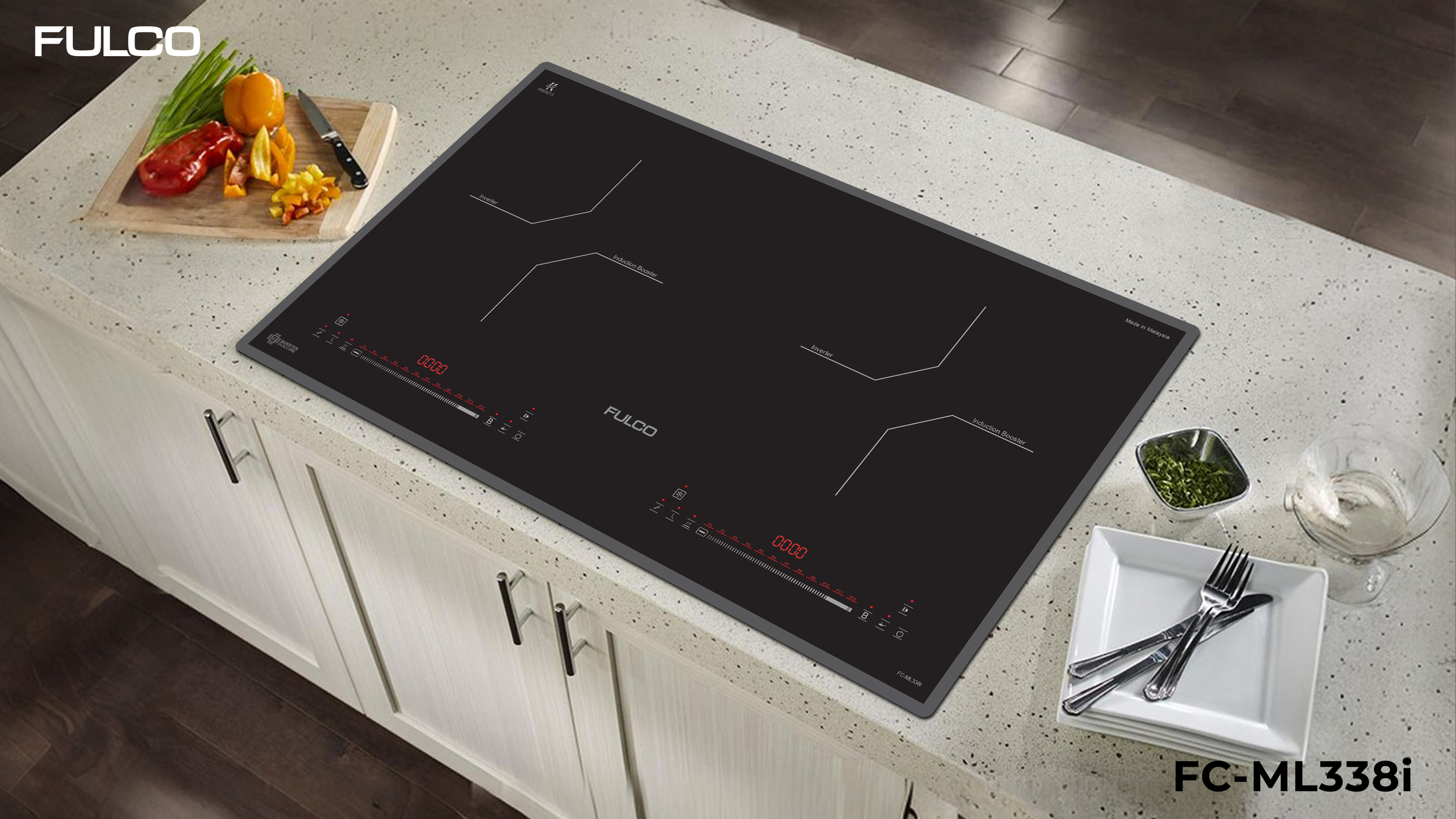 FC-ML338i | BẾP TỪ 2 VÙNG NẤU MẶT KÍNH KANGER