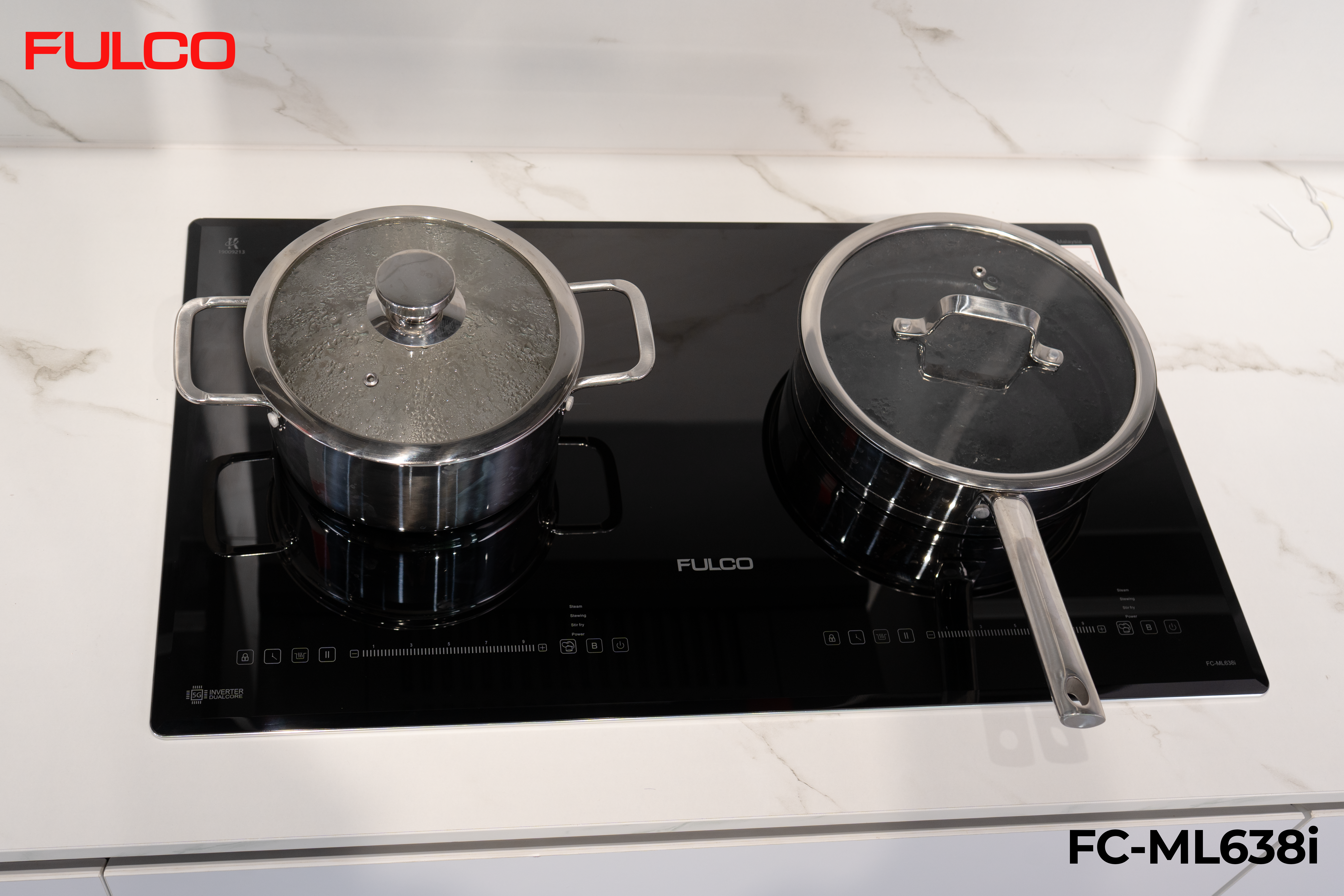 FC-ML638i | BẾP TỪ 2 VÙNG NẤU MẶT KÍNH KANGER CAO CẤP