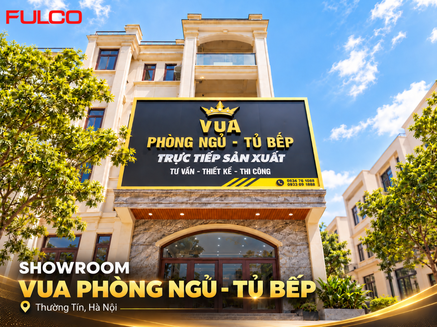 Showroom phụ kiện tủ bếp H&agrave; Nội tại Thường T&iacute;n 
