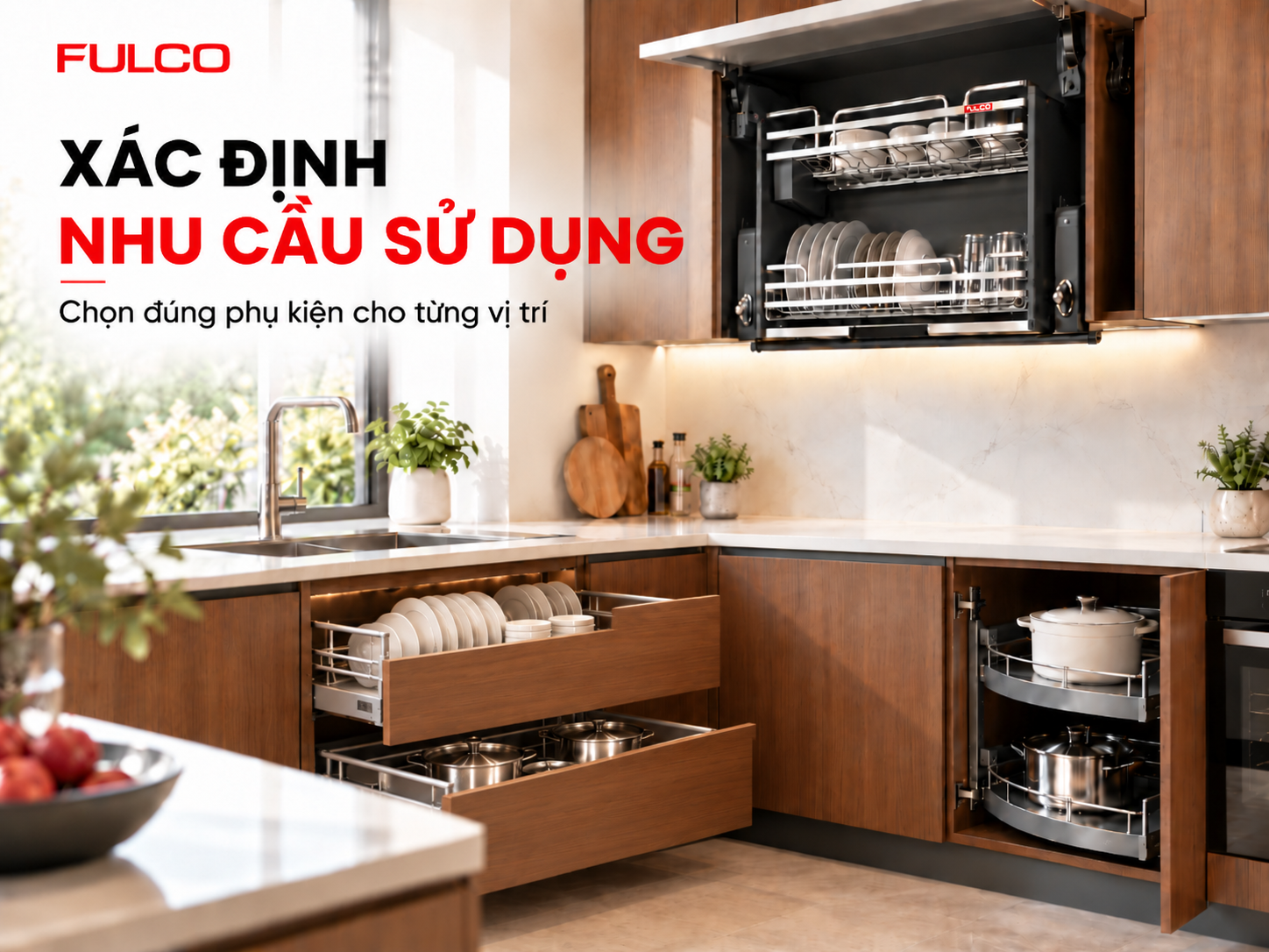 X&aacute;c định nhu cầu sử dụng trước khi lựa chọn phụ kiện nội thất