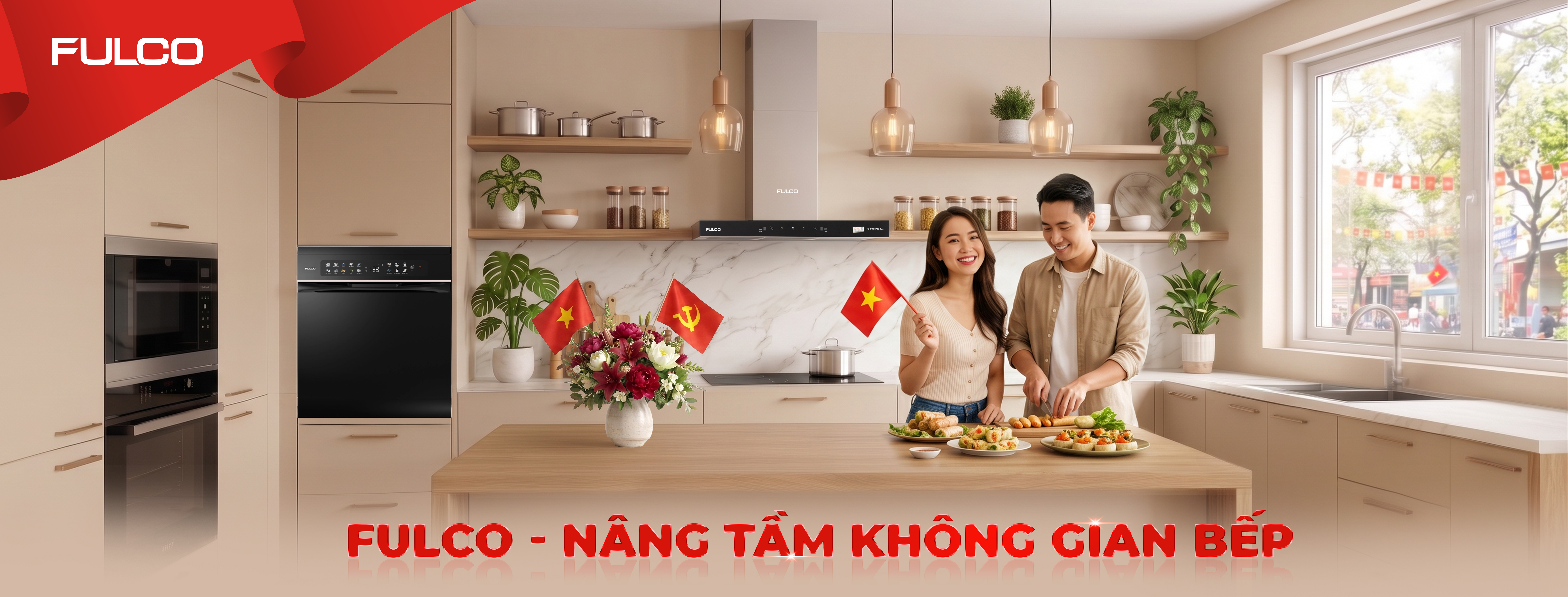 Banner Fulco nâng tầm không gian bếp
