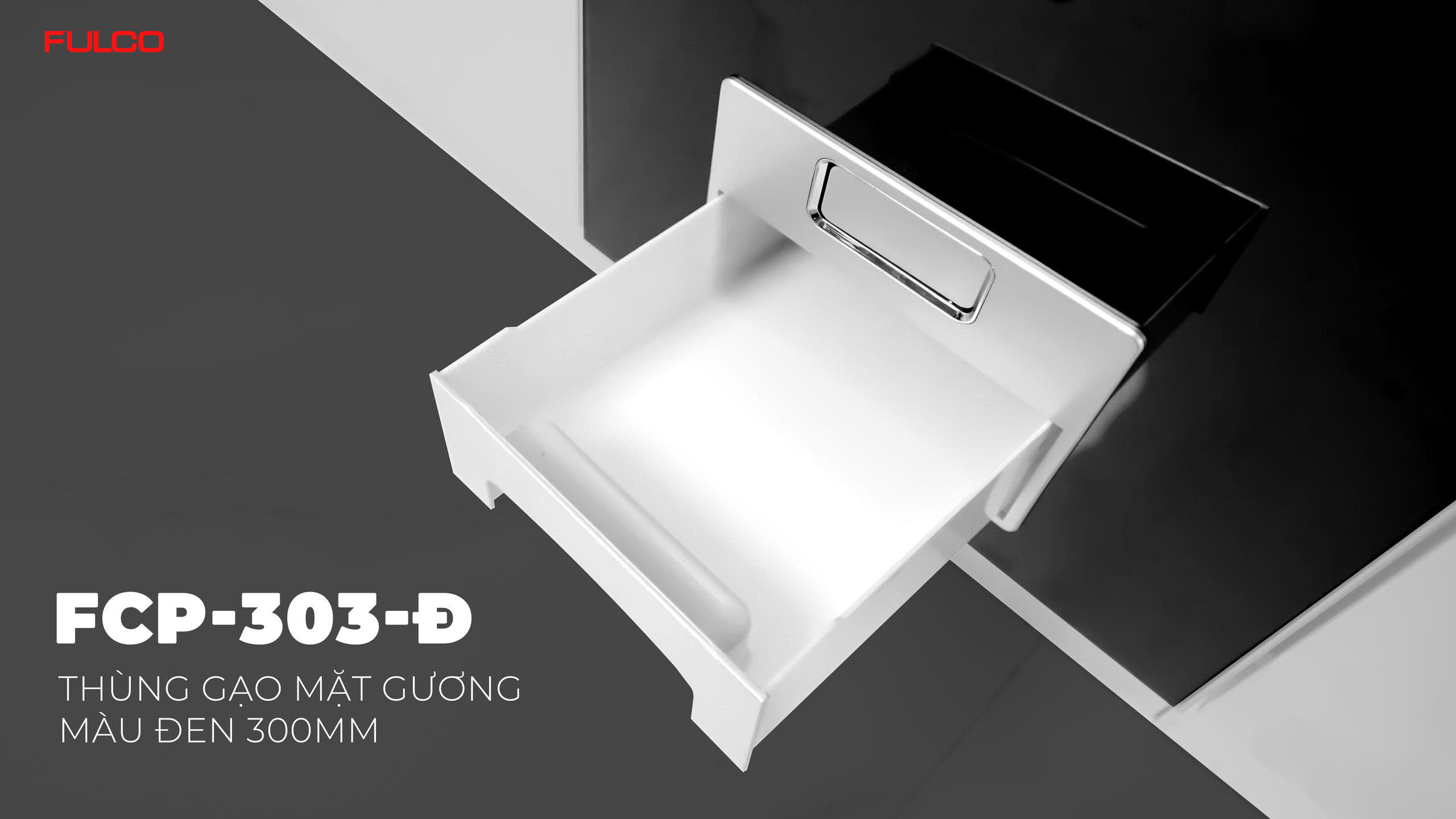 FCP-303 | THÙNG GẠO ÂM TỦ MẶT TRÁNG GƯƠNG CAO CẤP