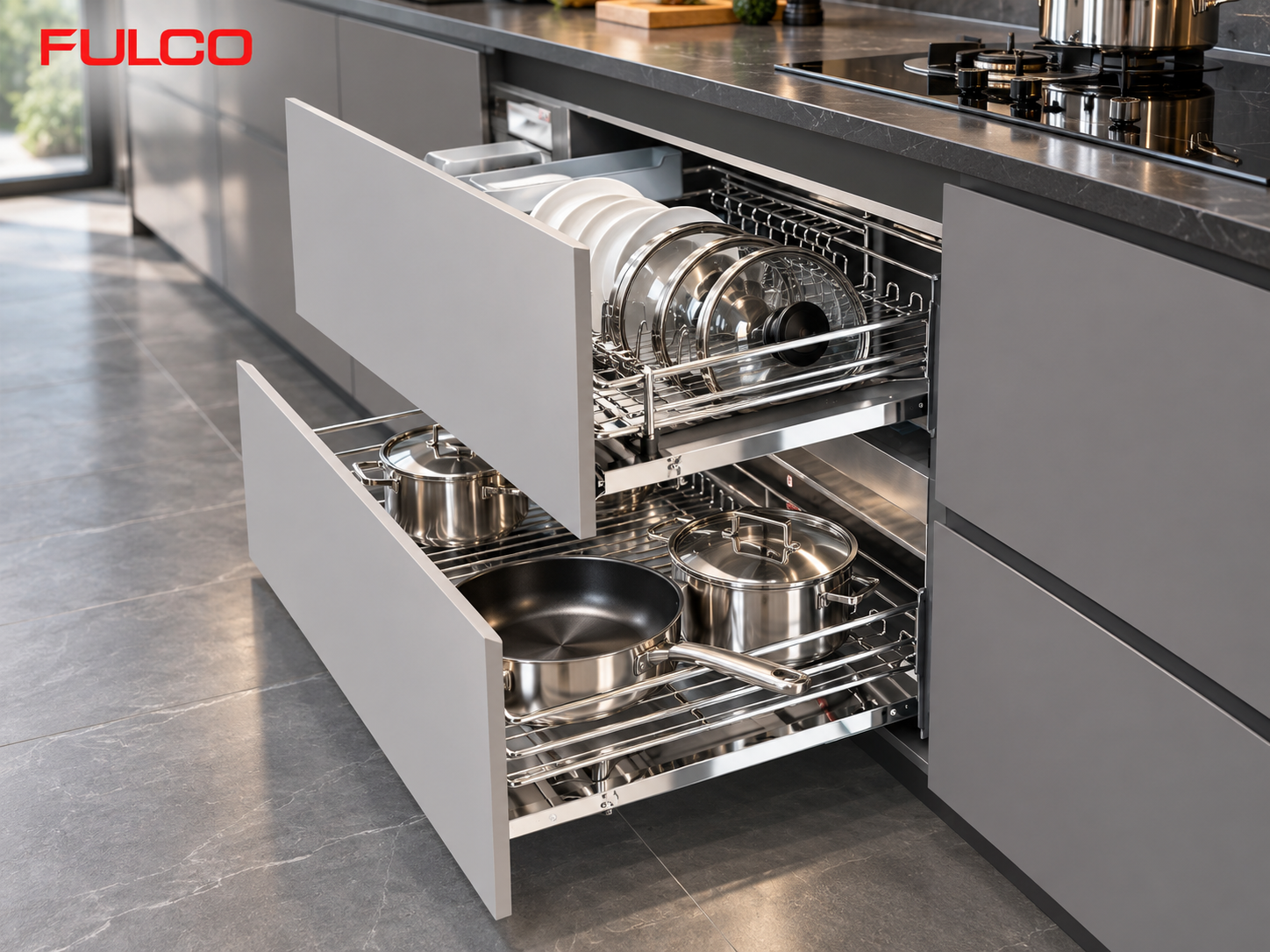 gi&aacute; bộ phụ kiện tủ bếp