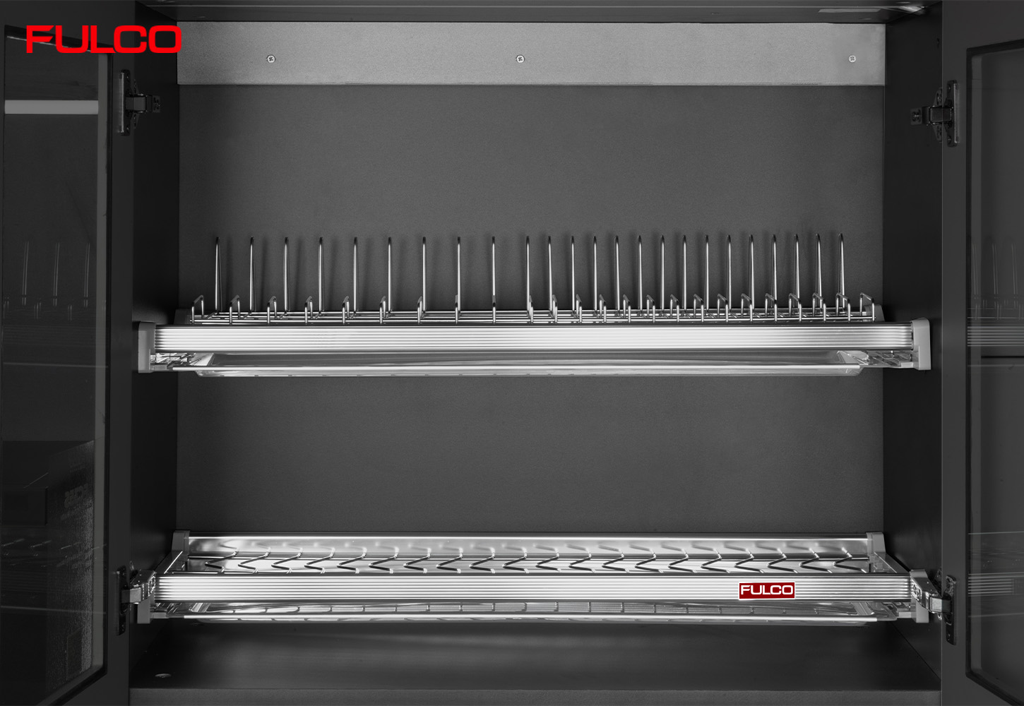 CD | GIÁ BÁT ĐĨA INOX TỦ TRÊN