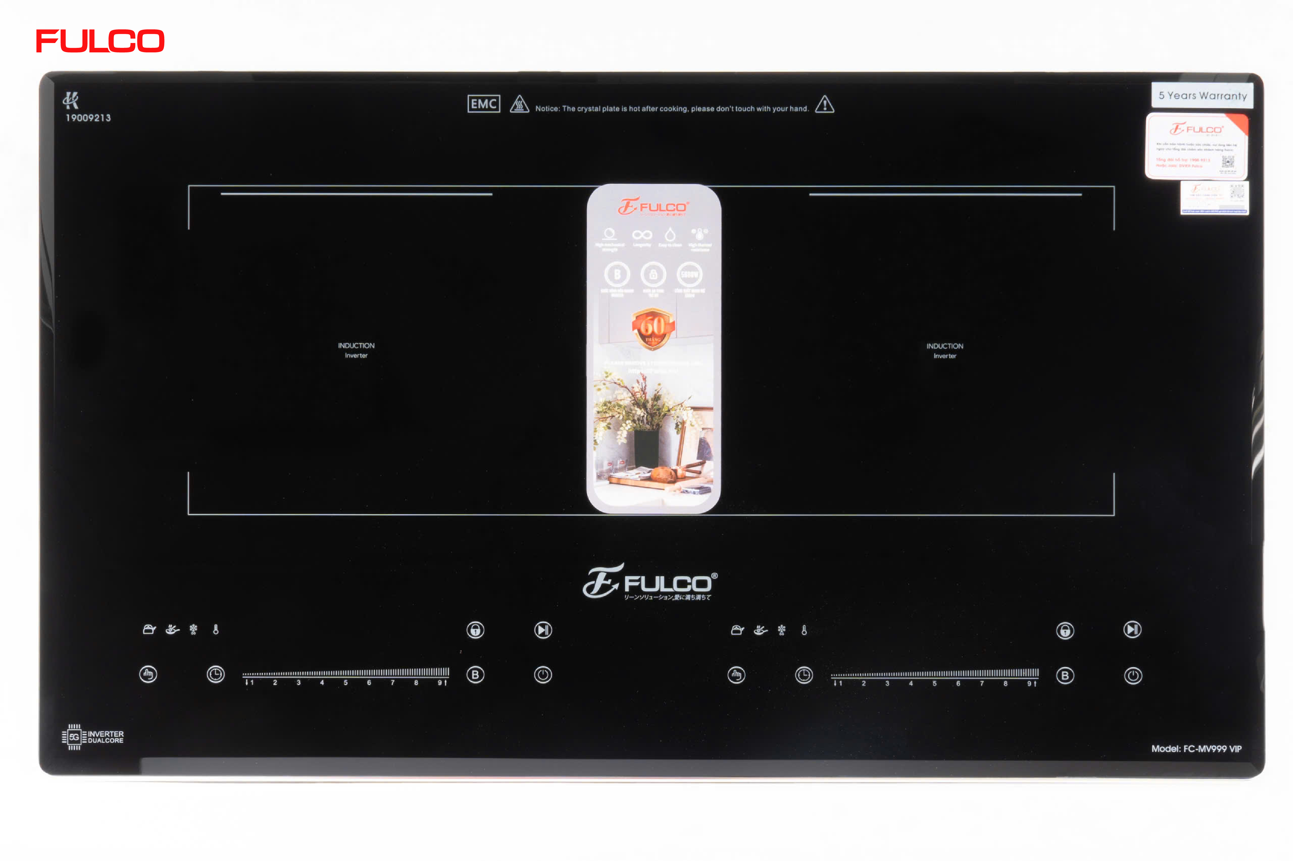 FC-MV999 VIP | Bếp từ 2 vùng nấu