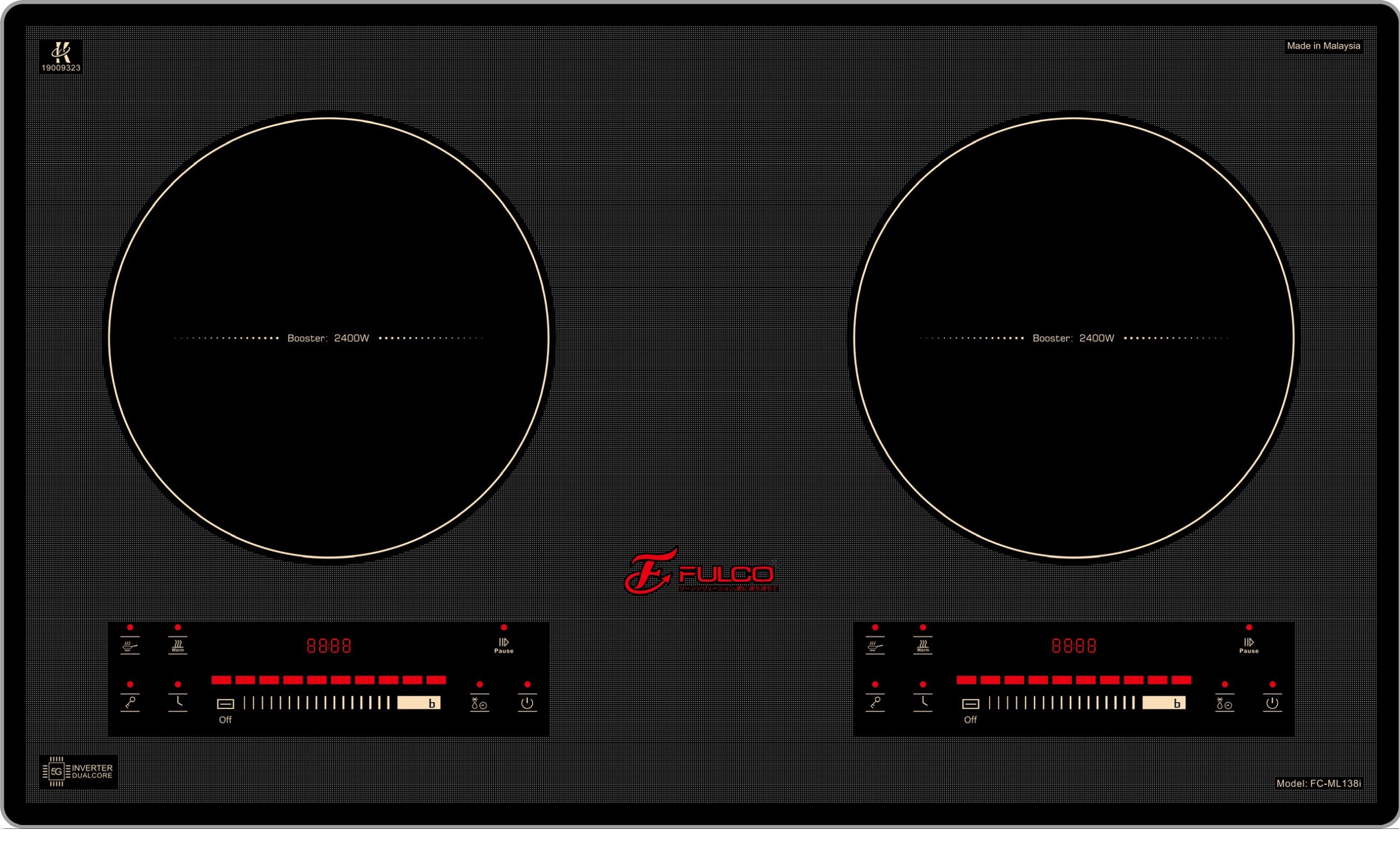 FC-ML138i | BẾP ĐÔI ĐIỆN TỪ FULCO CAO CẤP