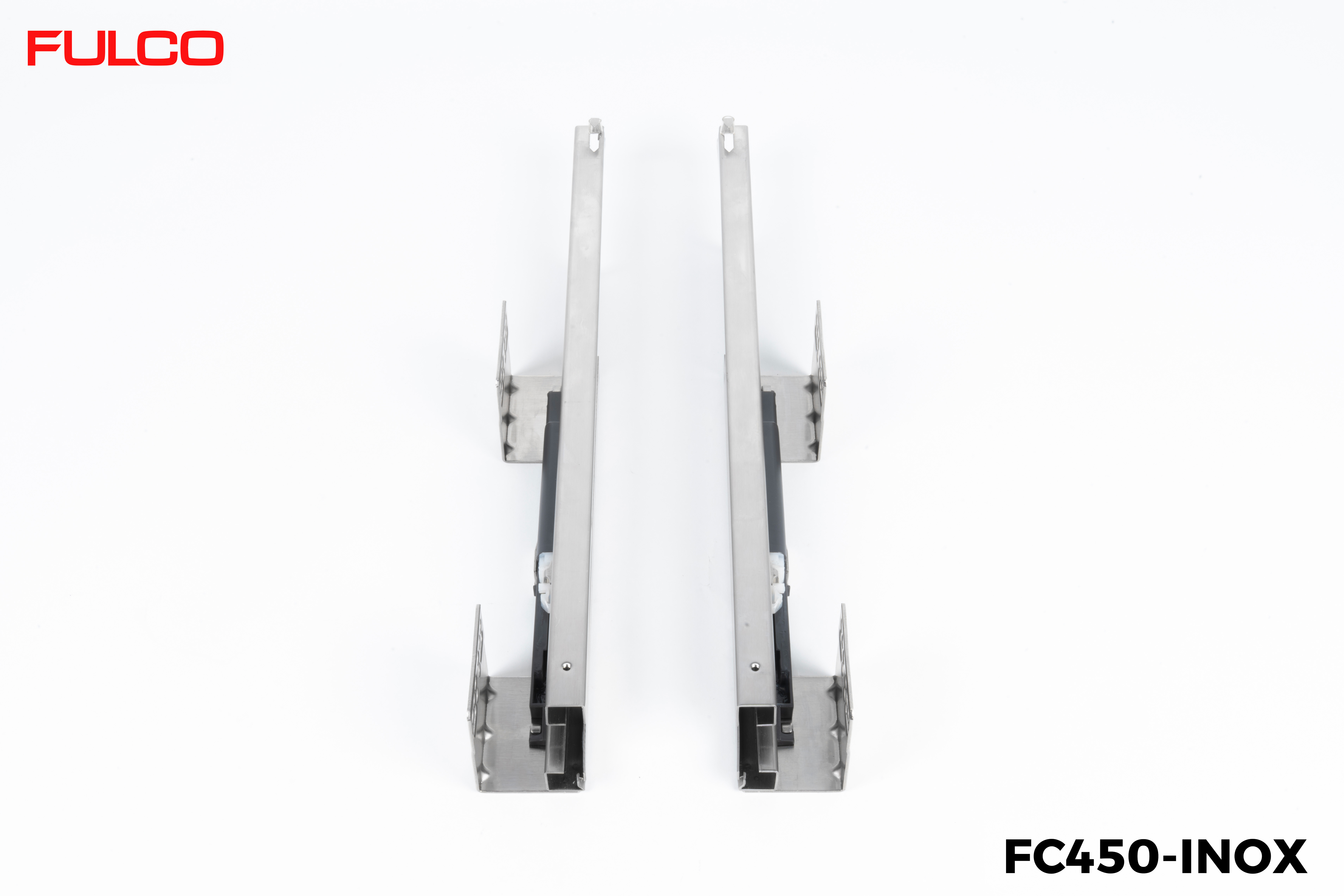 FC450 INOX | RAY ÂM GIẢM CHẤN INOX DÀNH CHO GIÁ XOONG NỒI, BÁT ĐĨA, TỦ DƯỚI