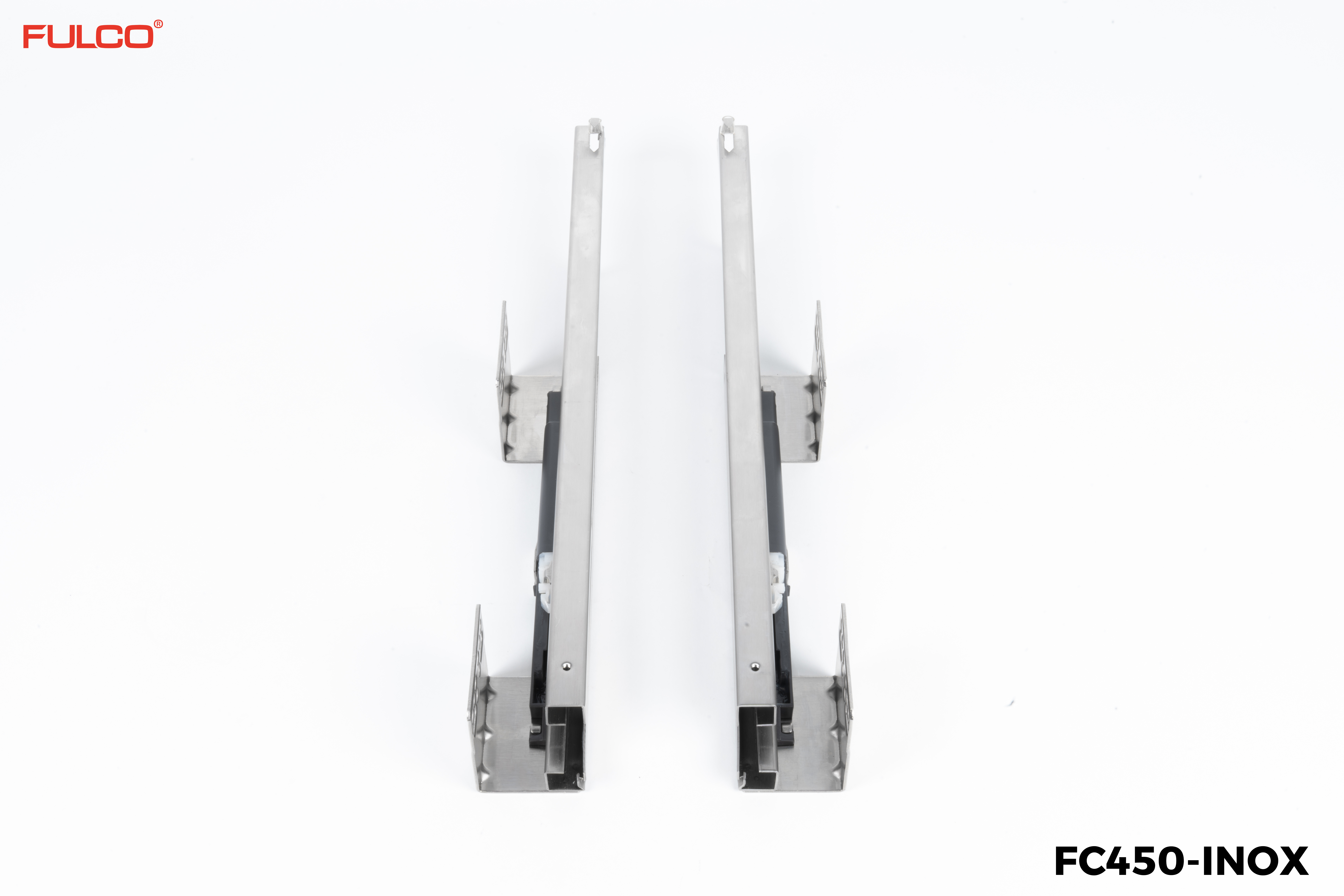 FC450 INOX | RAY ÂM GIẢM CHẤN INOX DÀNH CHO GIÁ XOONG NỒI, BÁT ĐĨA, TỦ DƯỚI