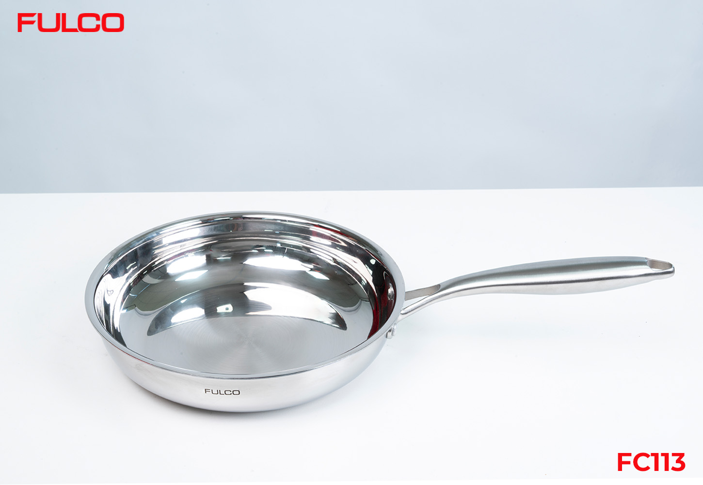 FC113 | CHẢO INOX 304 LIỀN KHỐI 3 LỚP CAO CẤP