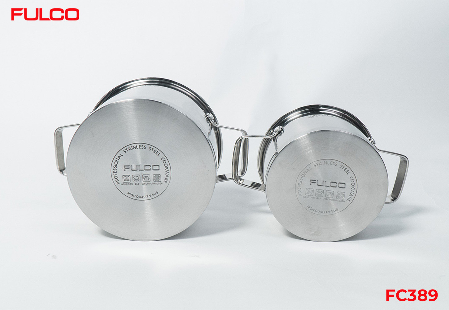 FC389 | BỘ NỒI INOX FULCO CAO CẤP