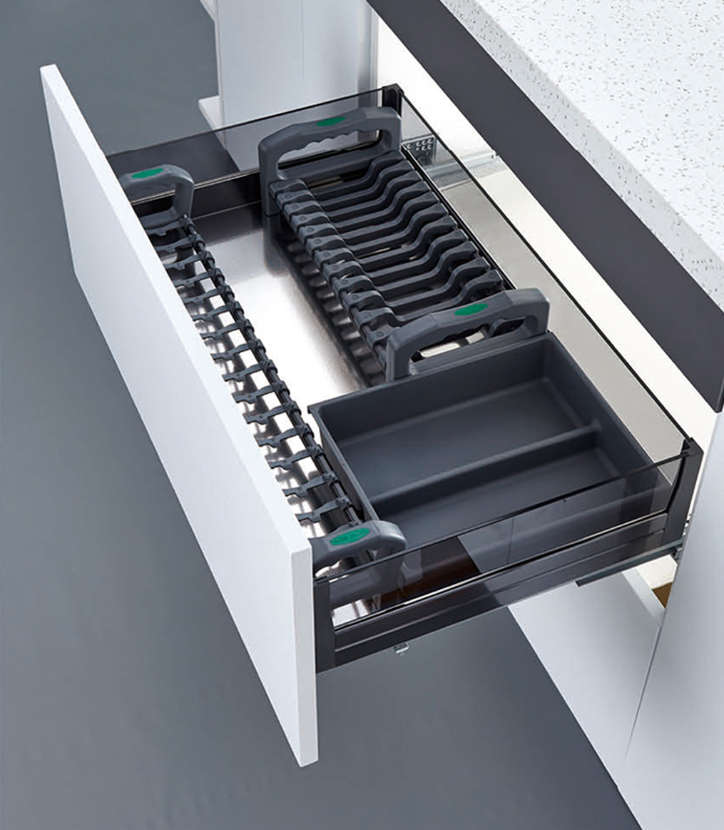 GIÁ BÁT ĐĨA - XOONG NỒI INOX HỘP VÁCH KÍNH CƯỜNG LỰC FCA02-B