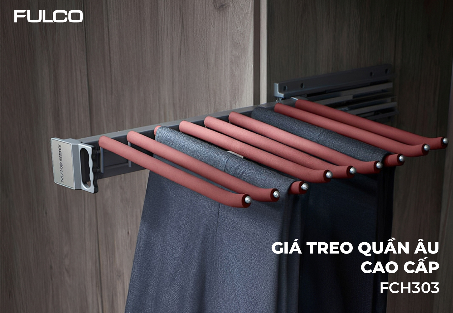 FCH303 | GIÁ TREO QUẦN ÂU CAO CẤP (450mm)