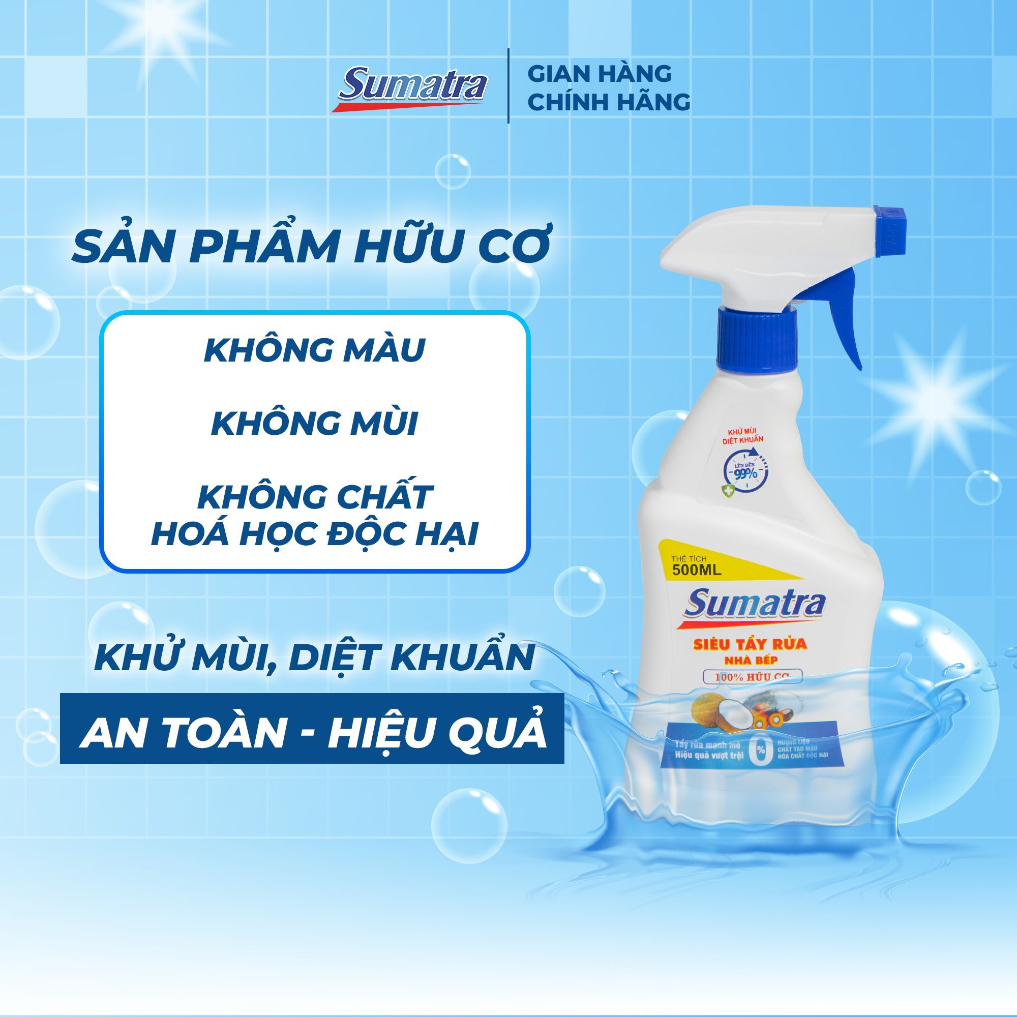 SIÊU TẨY RỬA DẦU MỠ NHÀ BẾP SUMATRA