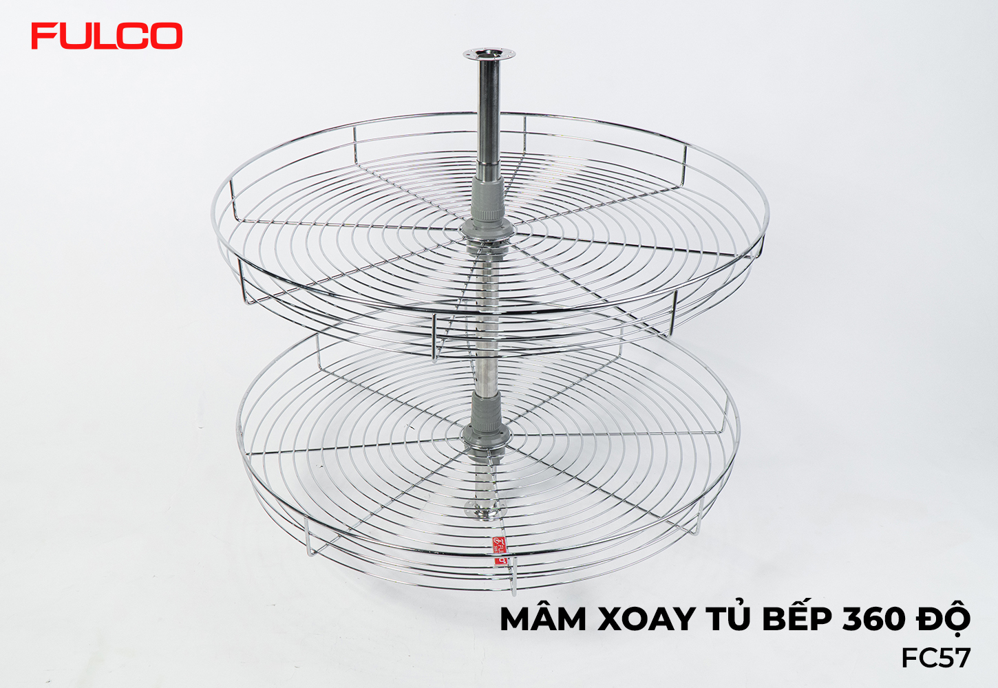 FC57 | MÂM XOAY TỦ BẾP 360 ĐỘ