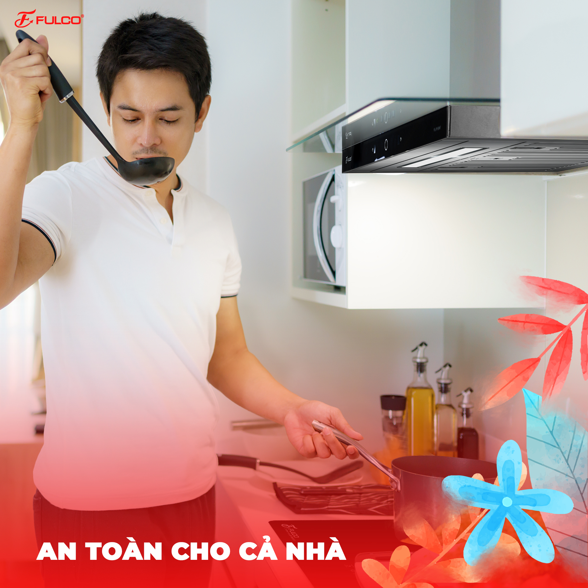 Kh&ocirc;ng gian trong l&agrave;nh với M&aacute;y h&uacute;t m&ugrave;i FULCO